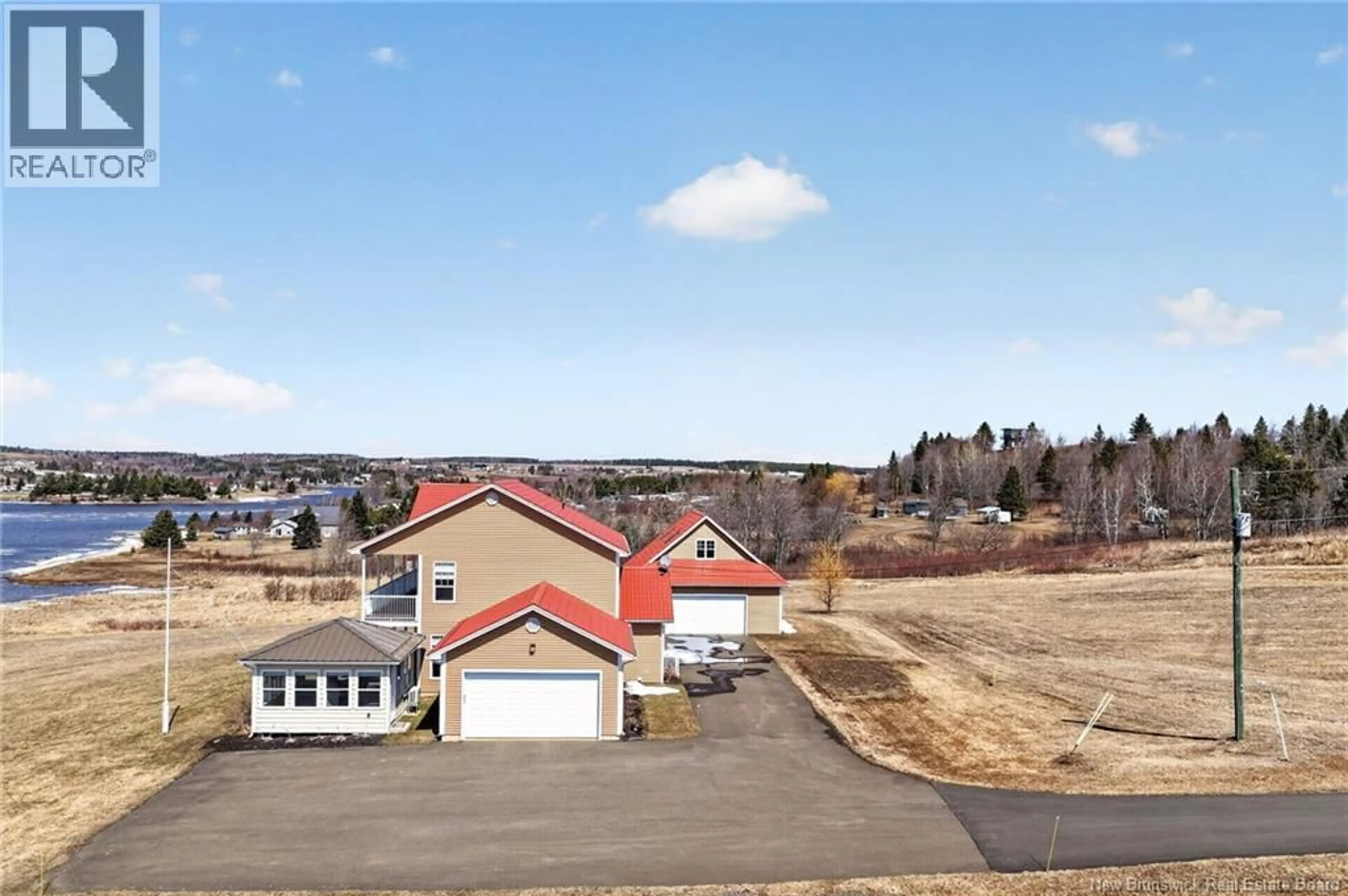A pic from outside/outdoor area/front of a property/back of a property/a pic from drone, unknown for 19 LEOPOLD GOGUEN ROAD, Sainte-Marie-De-Kent New Brunswick E4S1W5