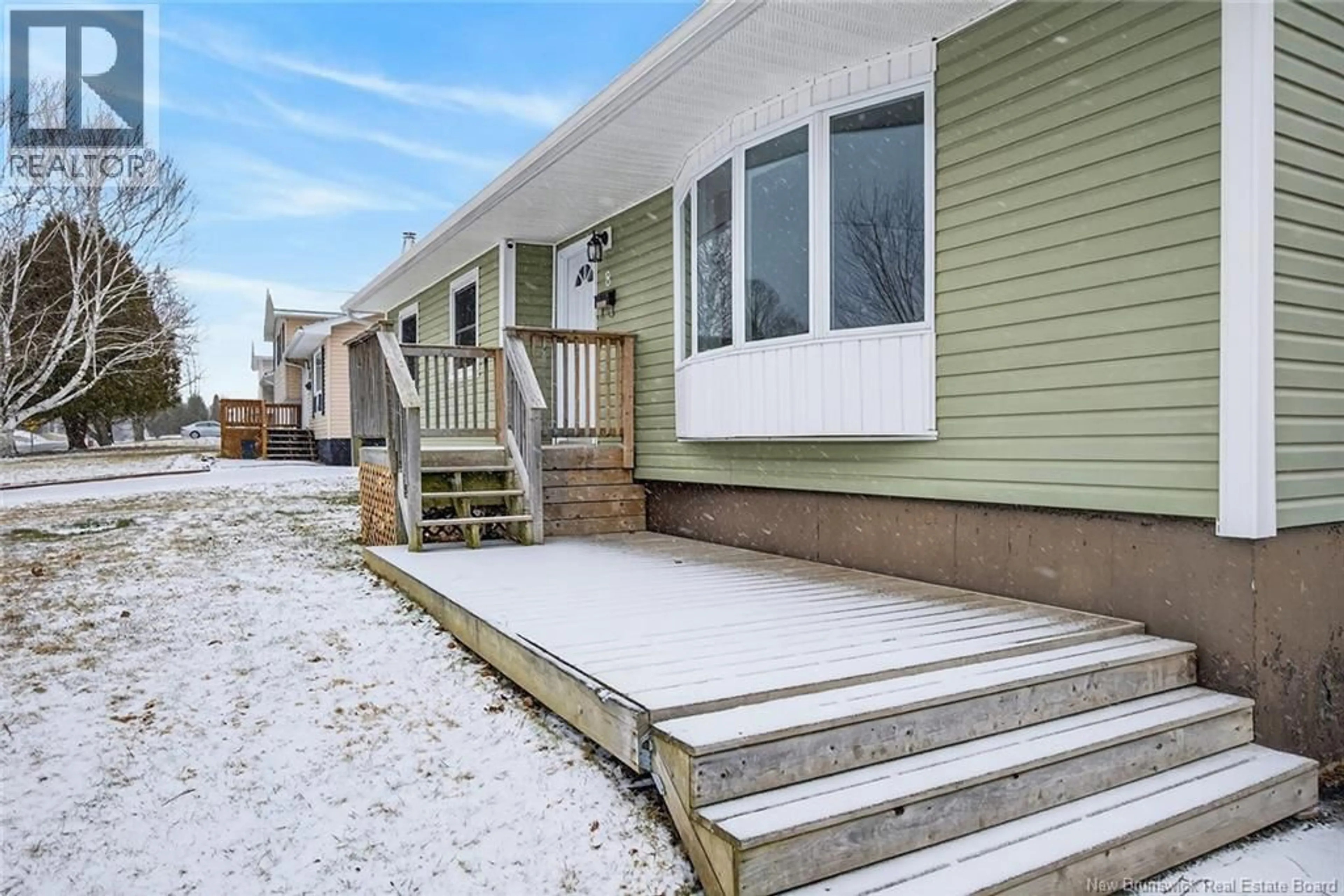 Patio, street for 8 FINNAMORE STREET, Oromocto New Brunswick E2V2J5