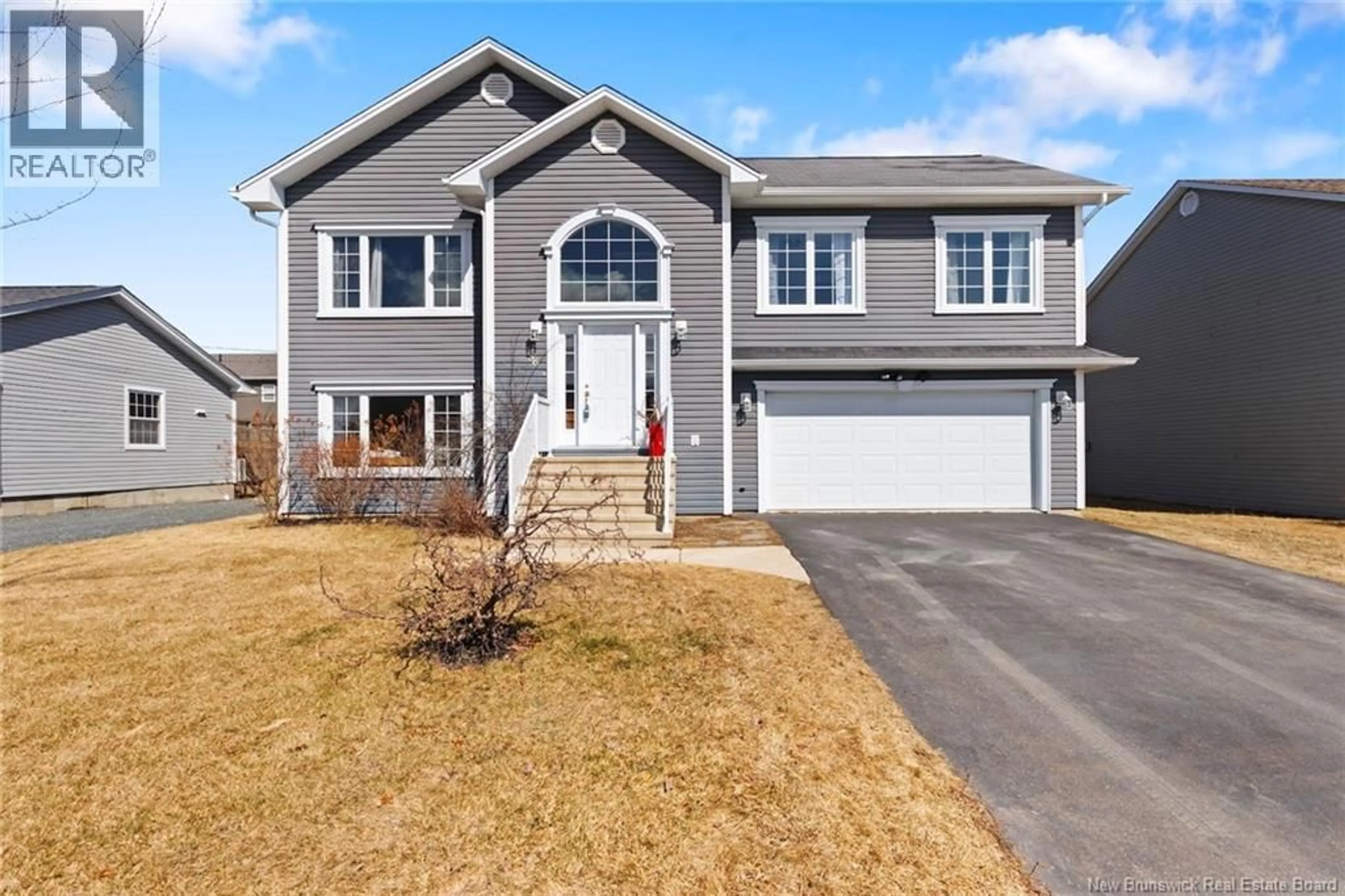 Home with vinyl exterior material, street for 56 GLENNORTH STREET, Fredericton New Brunswick E3G0A6