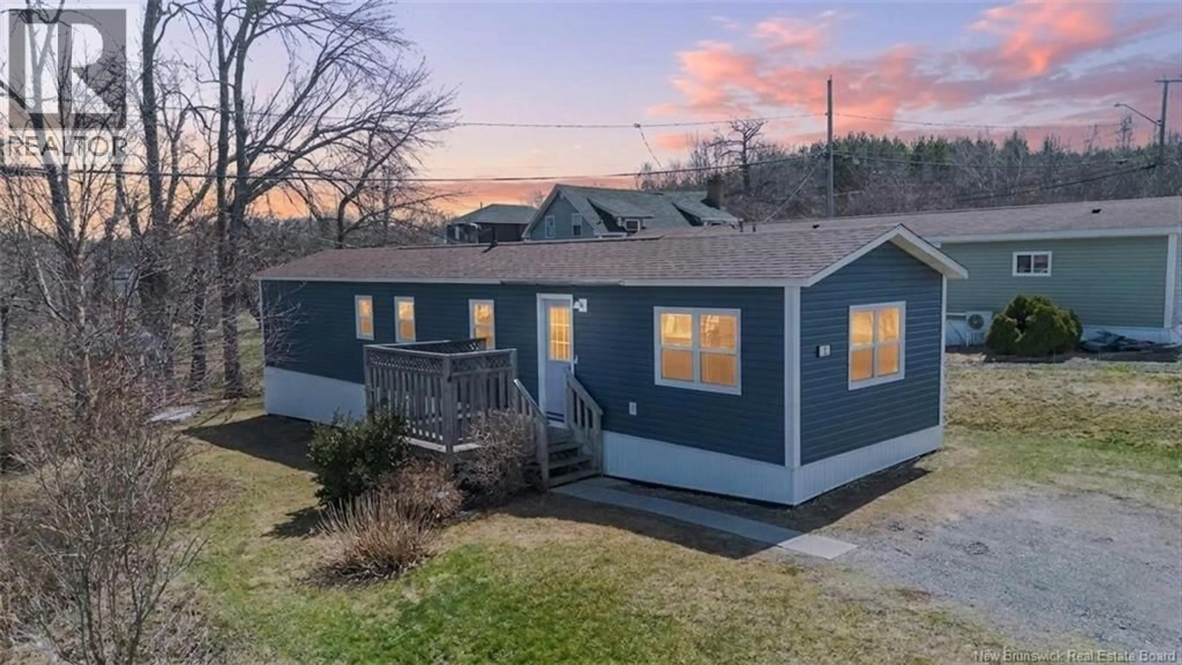 Home with vinyl exterior material, street for 2 MACINTOSH STREET, Fredericton New Brunswick E3C1L8
