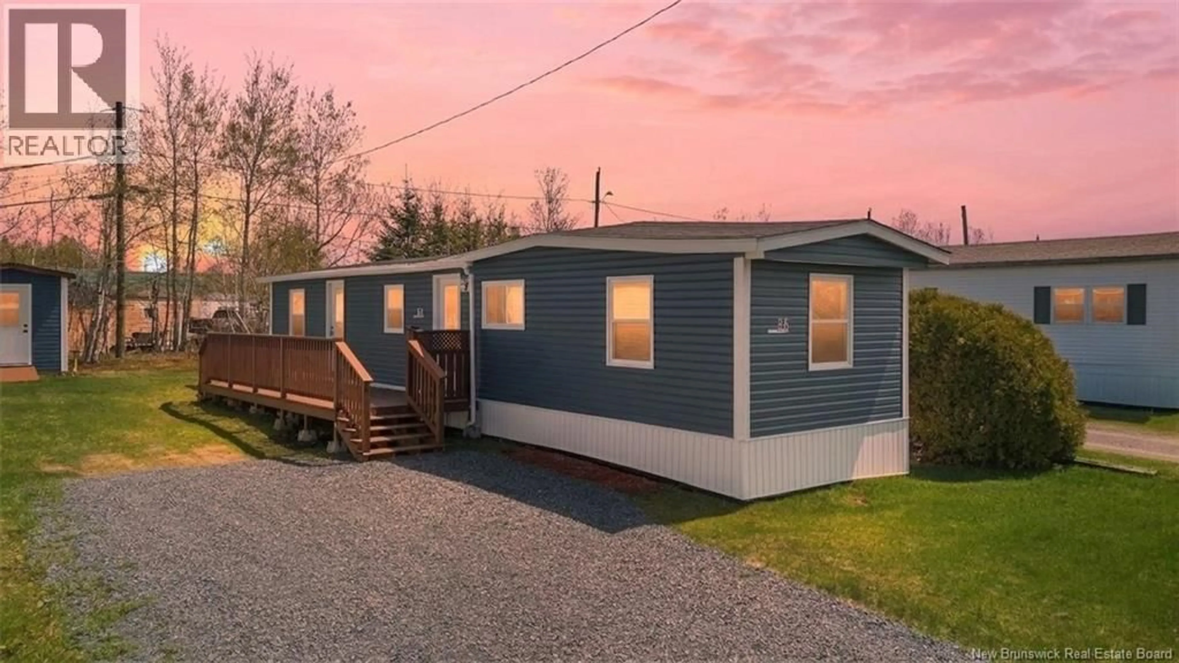 Home with vinyl exterior material, street for 58 NORTHWOOD STREET, Fredericton New Brunswick E3B6R3