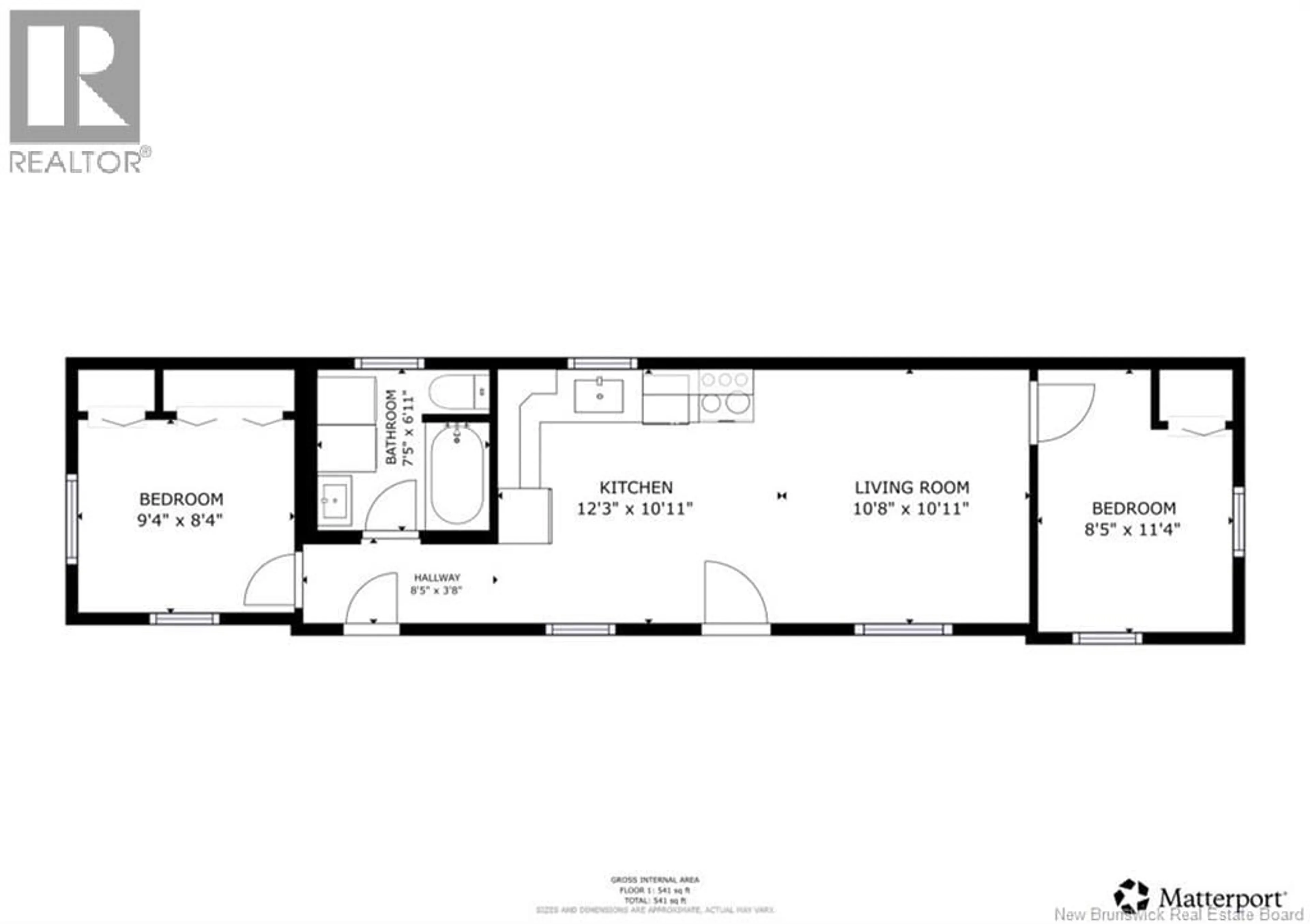 Floor plan for 58 NORTHWOOD STREET, Fredericton New Brunswick E3B6R3