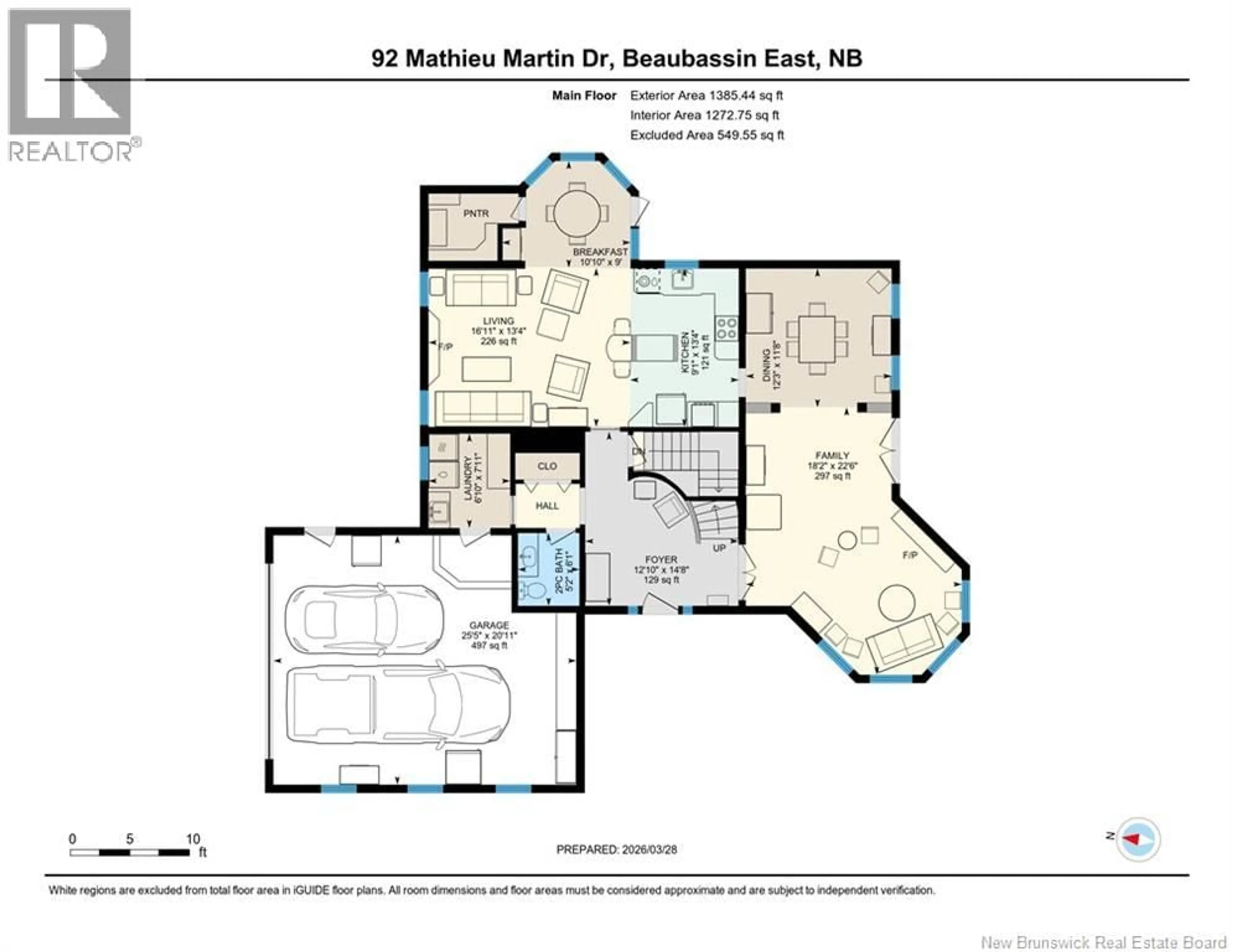 Floor plan for 92 MATHIEU MARTIN DRIVE, Grand-Barachois New Brunswick E4P7V8