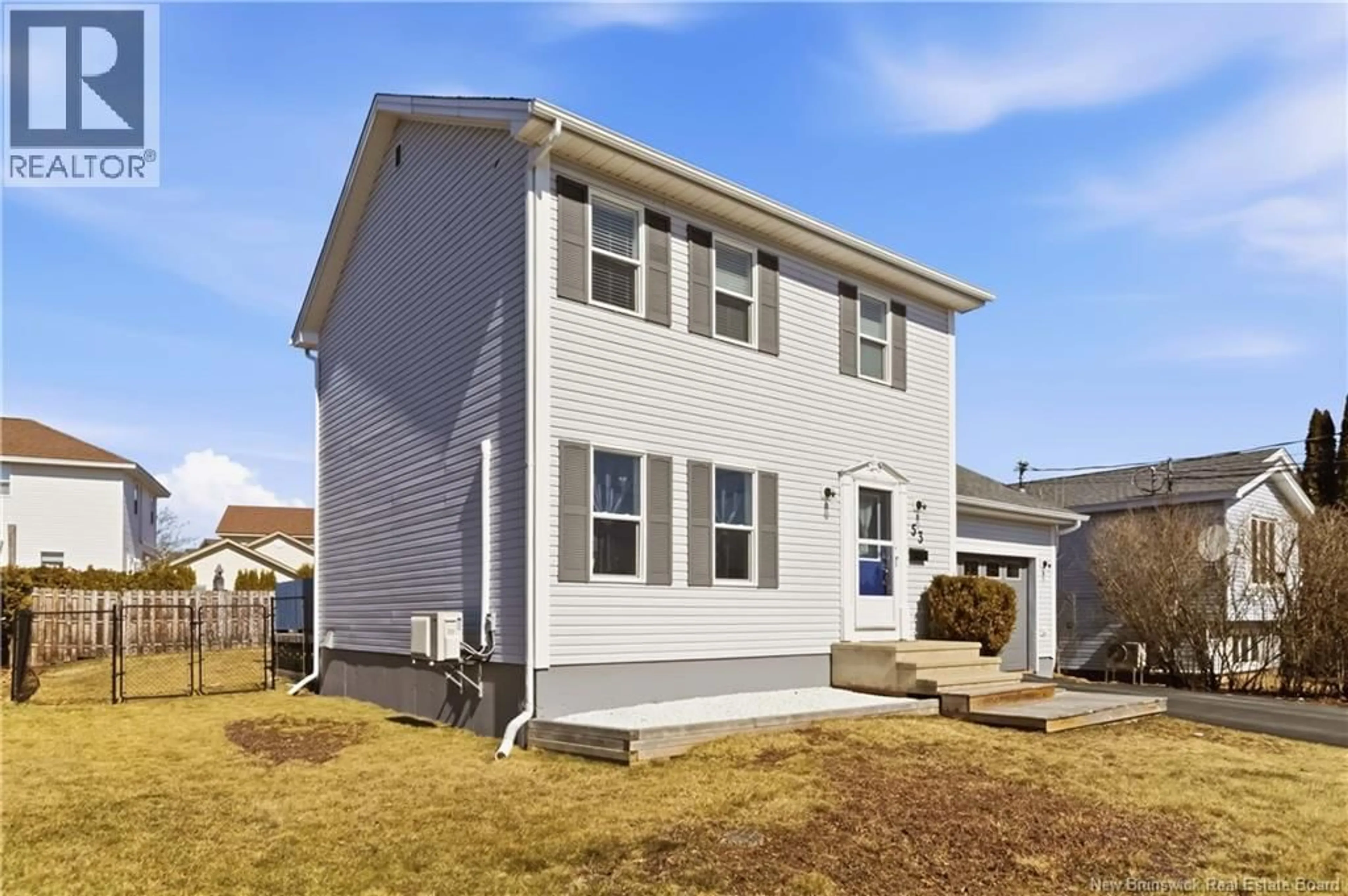 Home with vinyl exterior material, street for 53 BONA VISTA COURT, Moncton New Brunswick E1G2H4