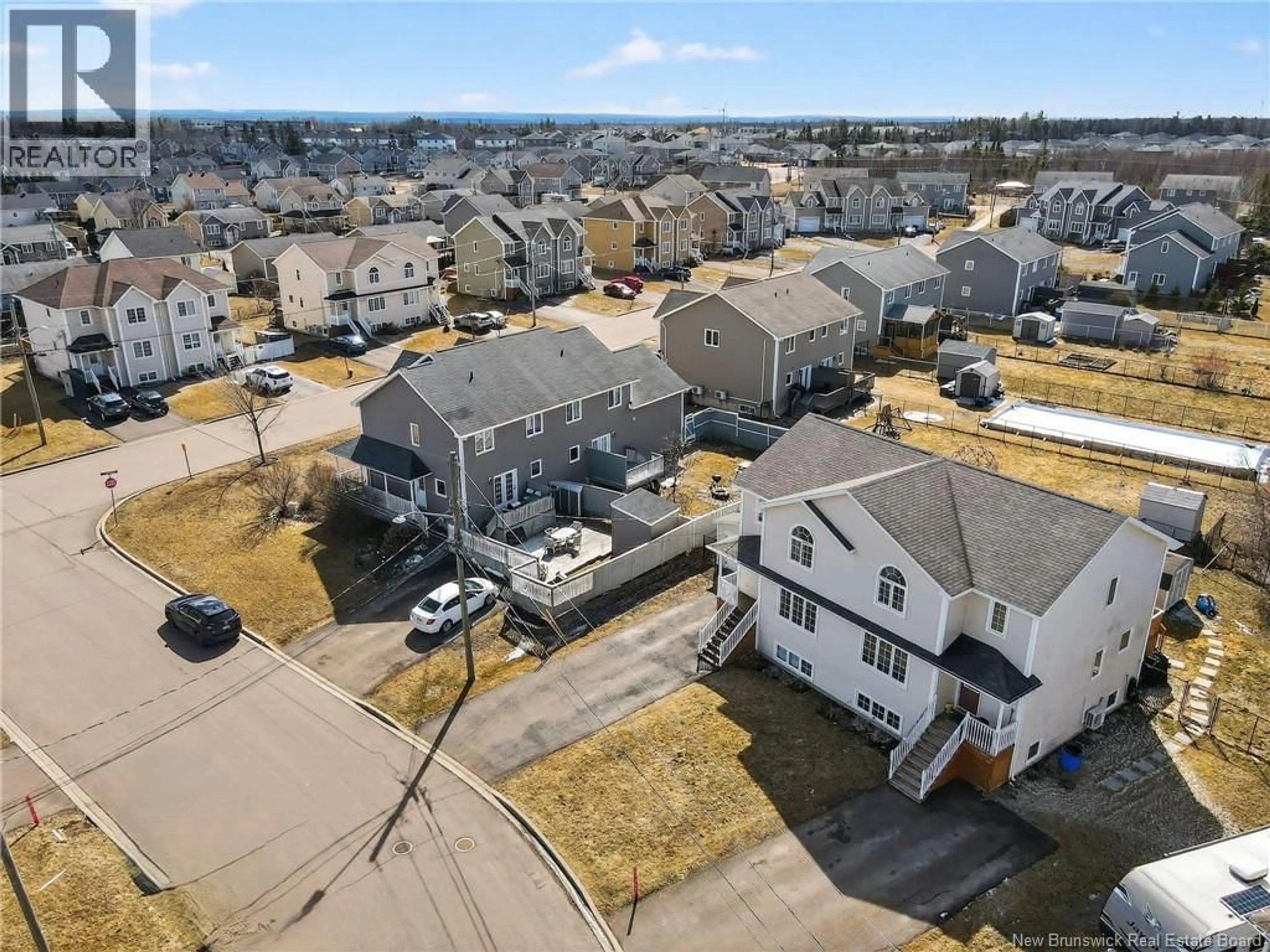 A pic from outside/outdoor area/front of a property/back of a property/a pic from drone, street for 53 NAPLES, Moncton New Brunswick E1G0Y1