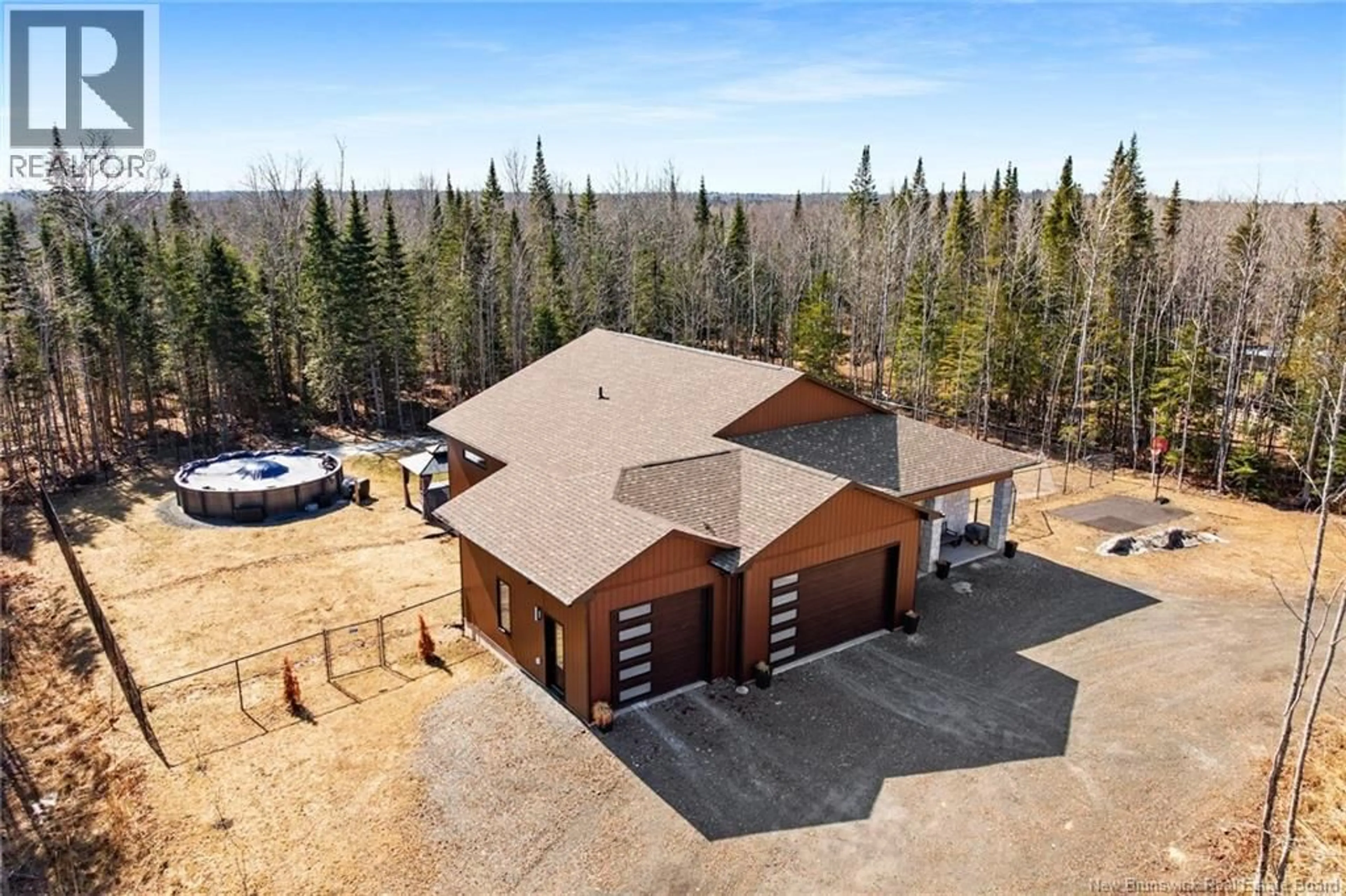 A pic from outside/outdoor area/front of a property/back of a property/a pic from drone, unknown for 1369 ROUTE 655, Rusagonis New Brunswick E3B8Z8