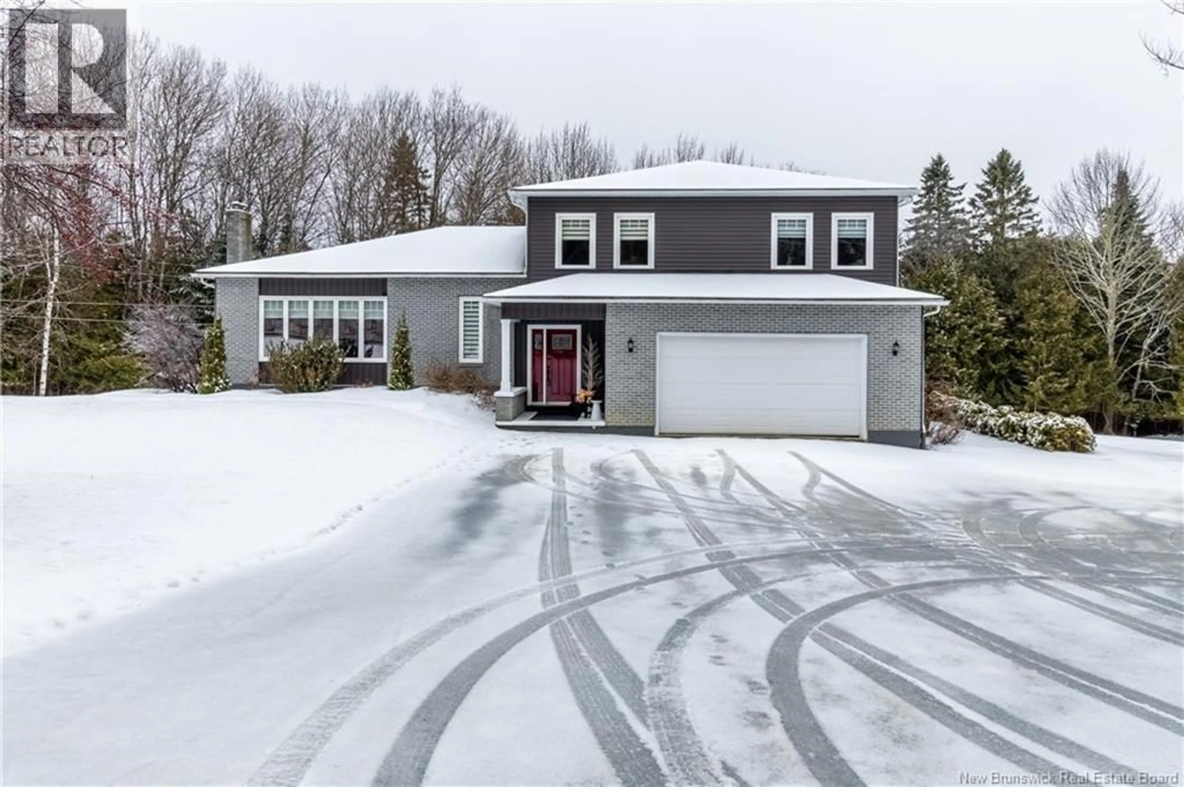 Home with vinyl exterior material, street for 80 LOCKHART MILL ROAD, Jacksonville New Brunswick E7M5J8