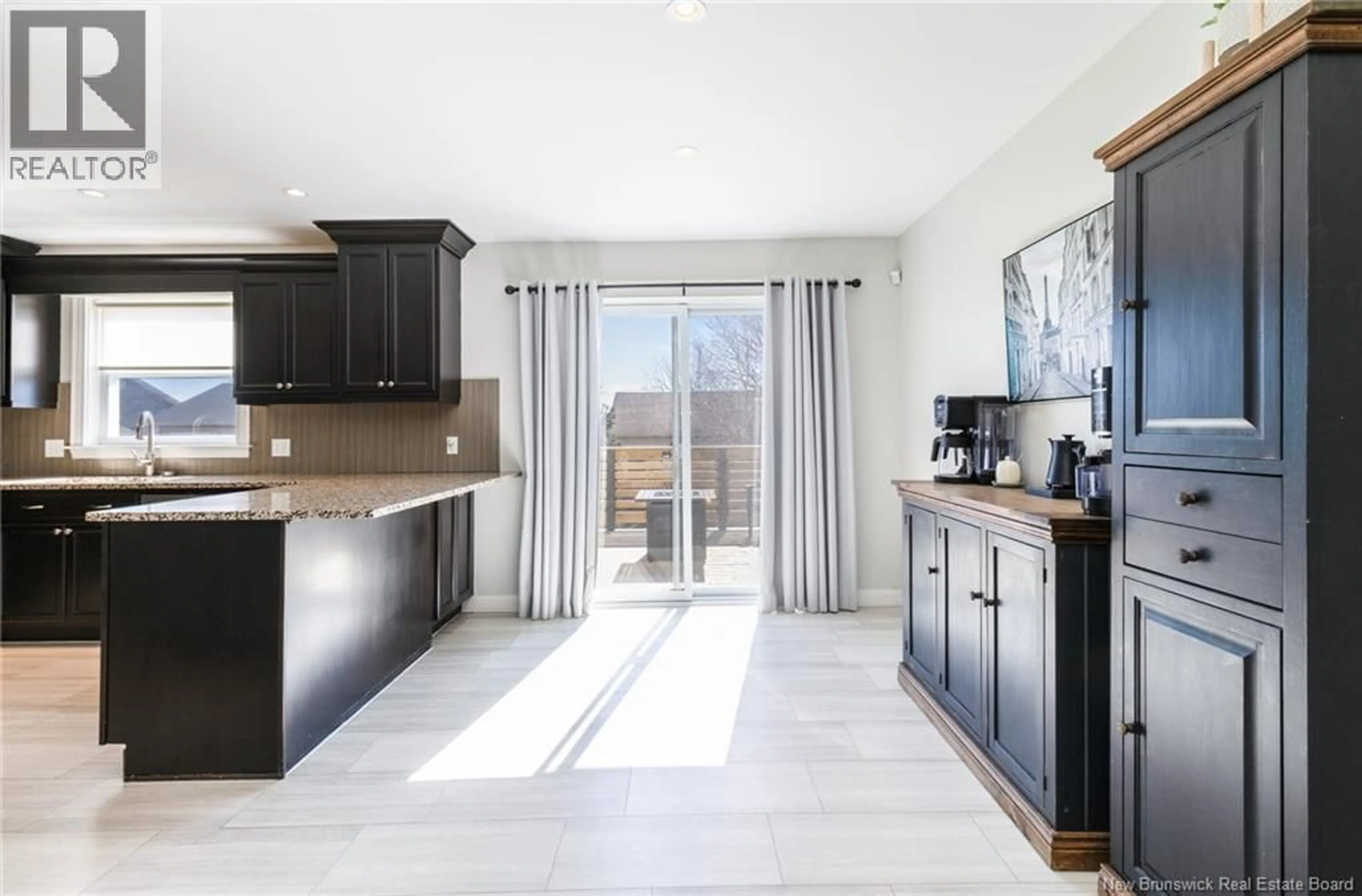 Open concept kitchen, ceramic/tile floor for 20 KNOWLTON CRESCENT, Oromocto New Brunswick E2V4S8