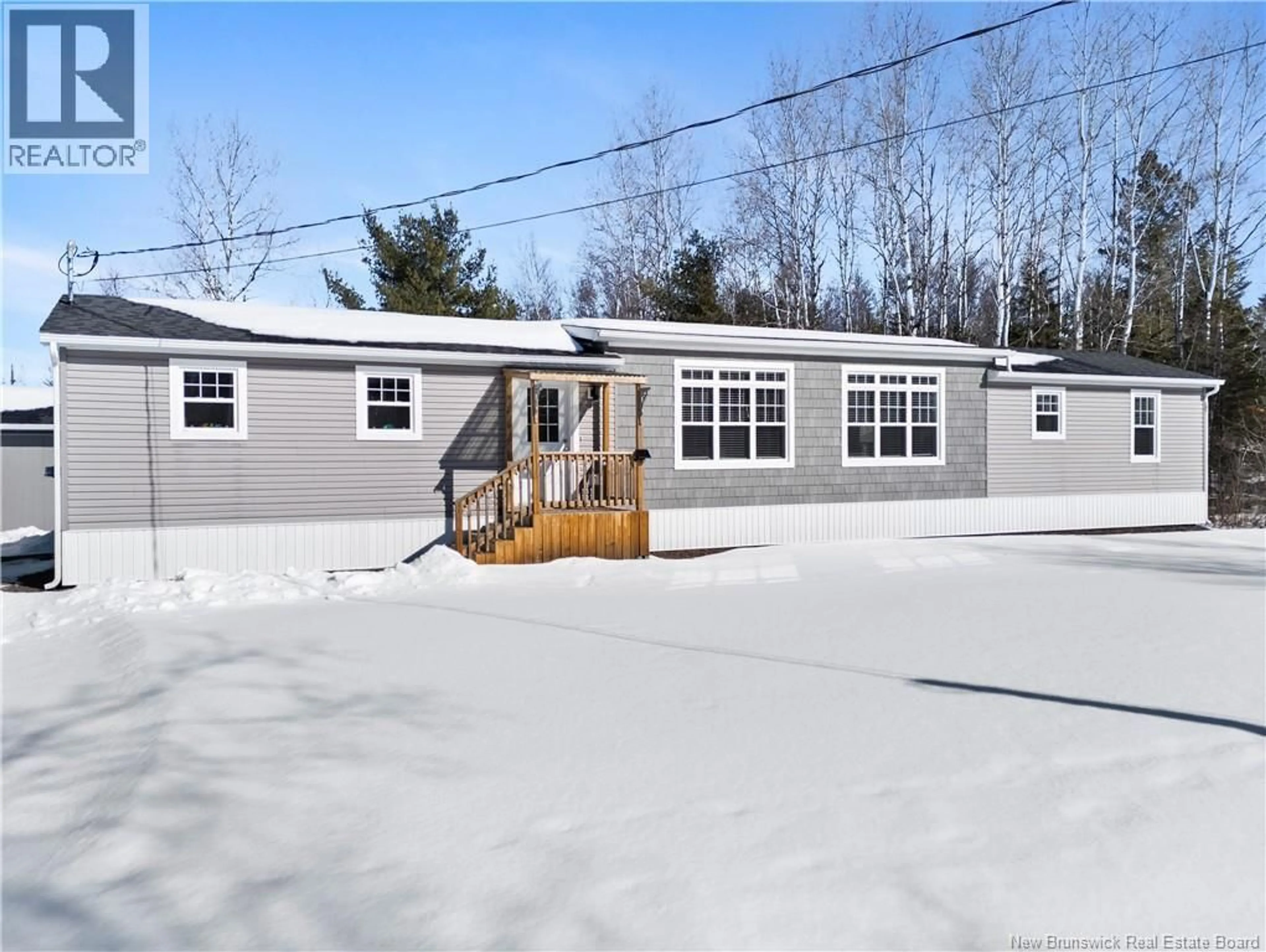 Home with vinyl exterior material, street for 1774 RTE 655, Rusagonis New Brunswick E3B8G5