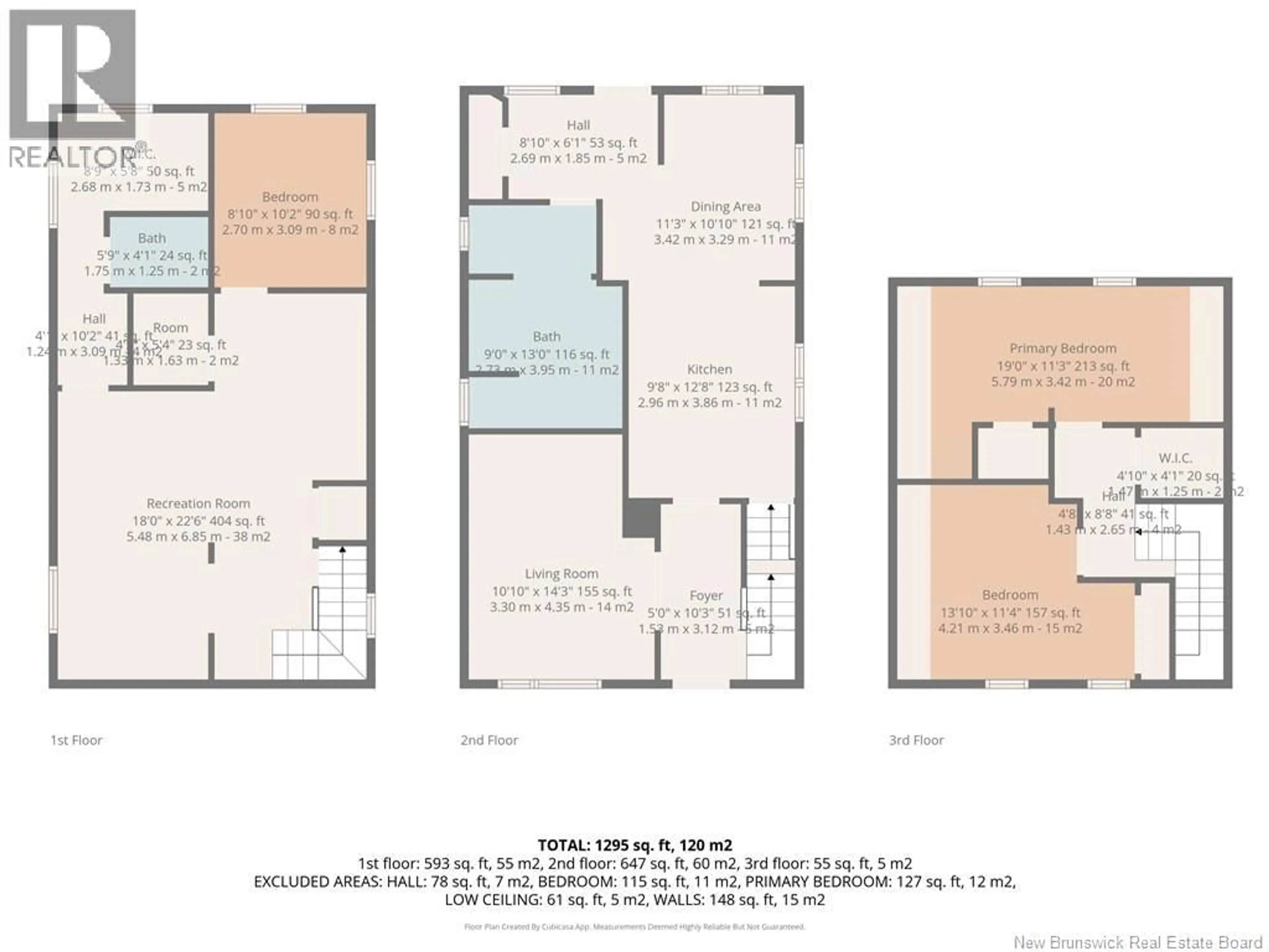 Floor plan for 1540 SUNSET DRIVE, Bathurst New Brunswick E2A3P3
