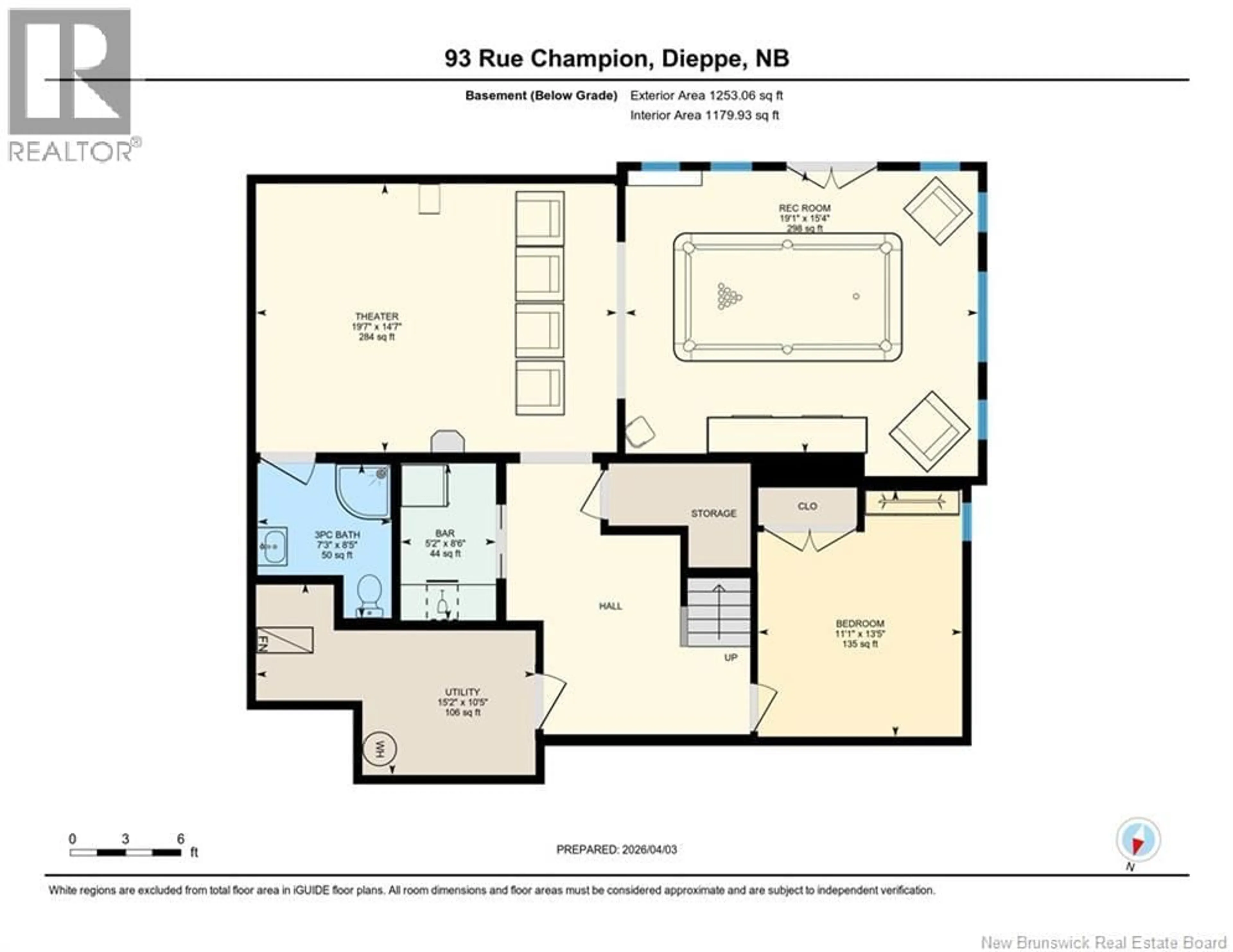 Floor plan for 93 CHAMPION STREET, Dieppe New Brunswick E1A9E9