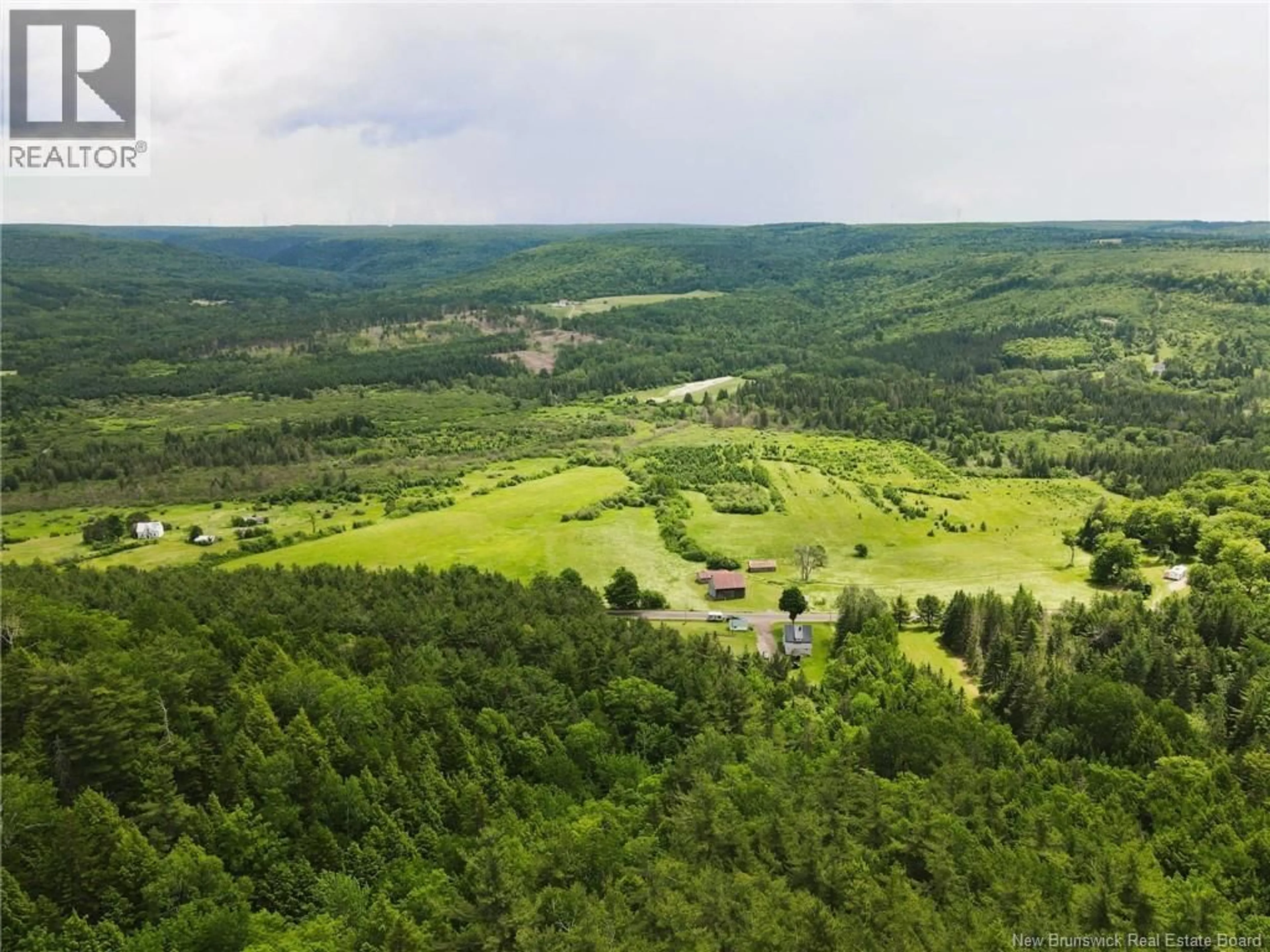 A pic from outside/outdoor area/front of a property/back of a property/a pic from drone, forest/trees view for 110 HILLSIDE ROAD, Elgin New Brunswick E4Z2L3