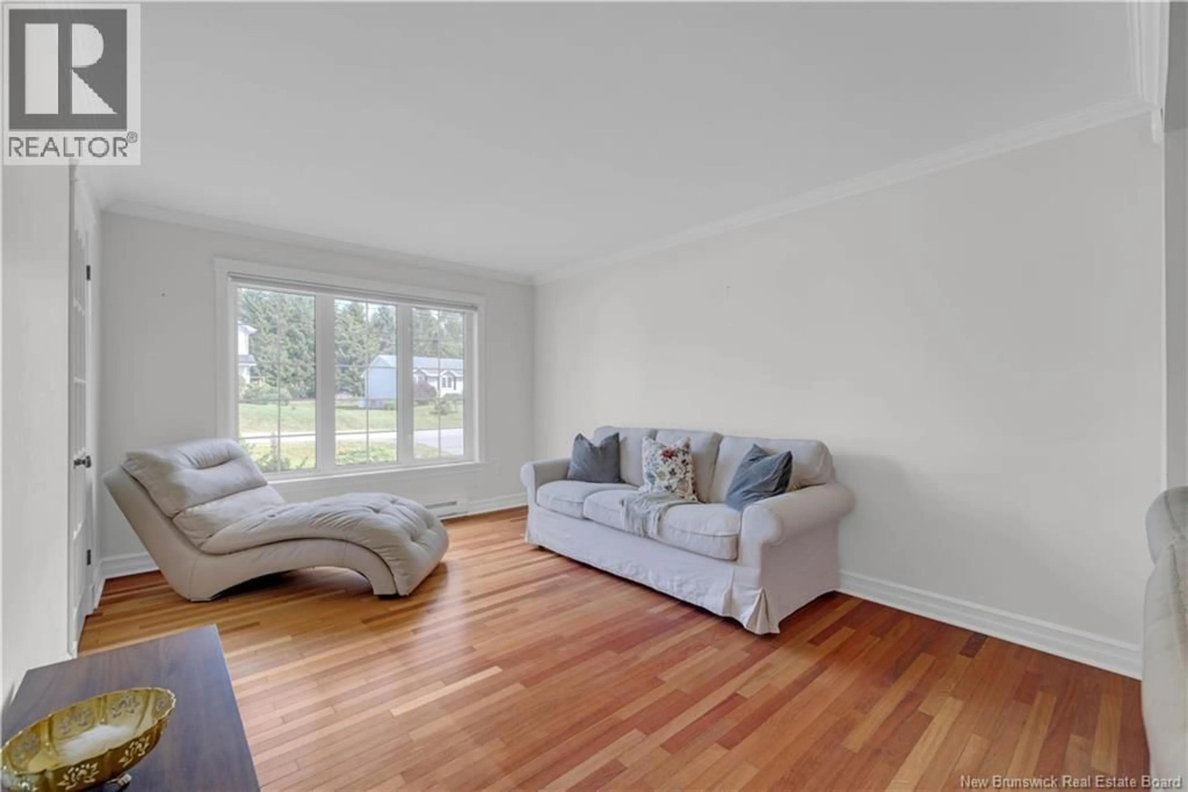 Living room with furniture, wood/laminate floor for 8 BLANCHARD LANE, Saint John New Brunswick E2K5K4
