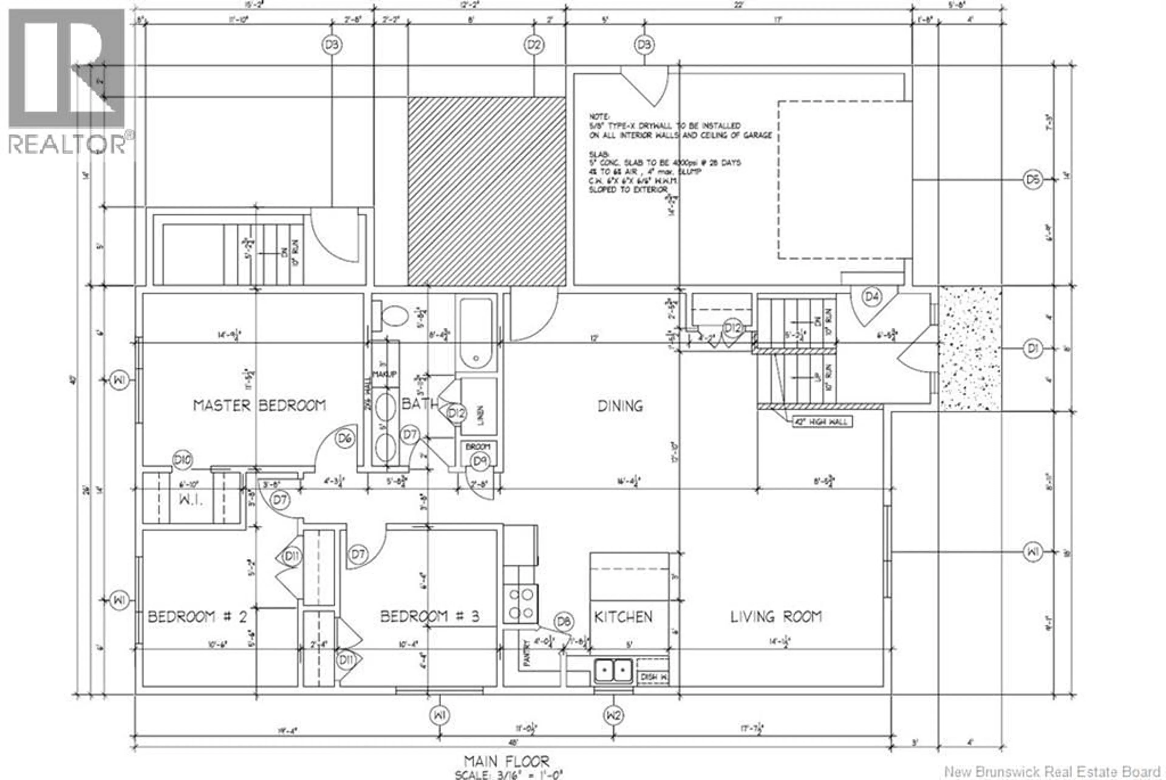 Floor plan for Lot - 21-4 ROUTE 945, Haute-Aboujagane New Brunswick E4P5T5