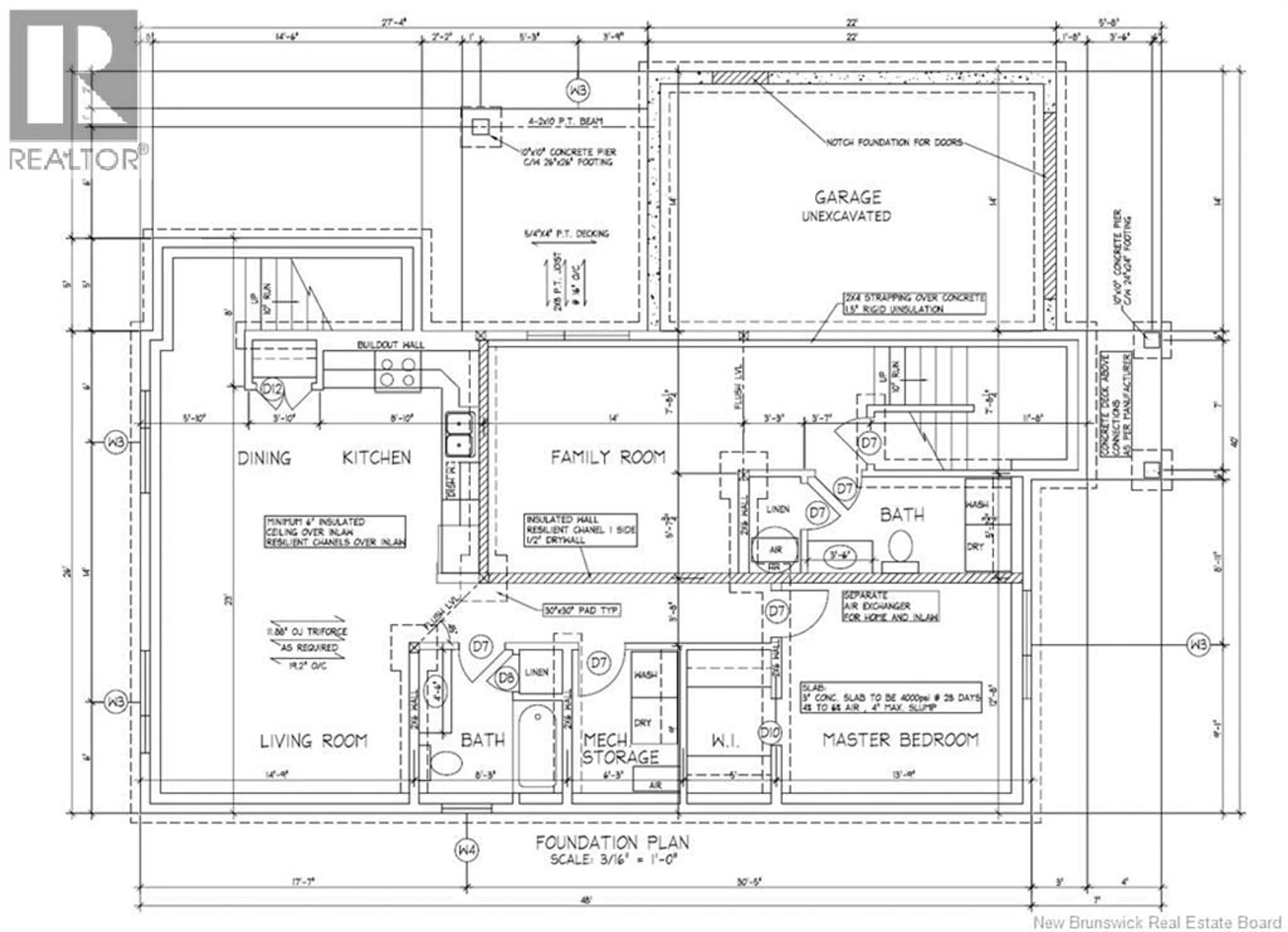 Floor plan for Lot - 21-4 ROUTE 945, Haute-Aboujagane New Brunswick E4P5T5
