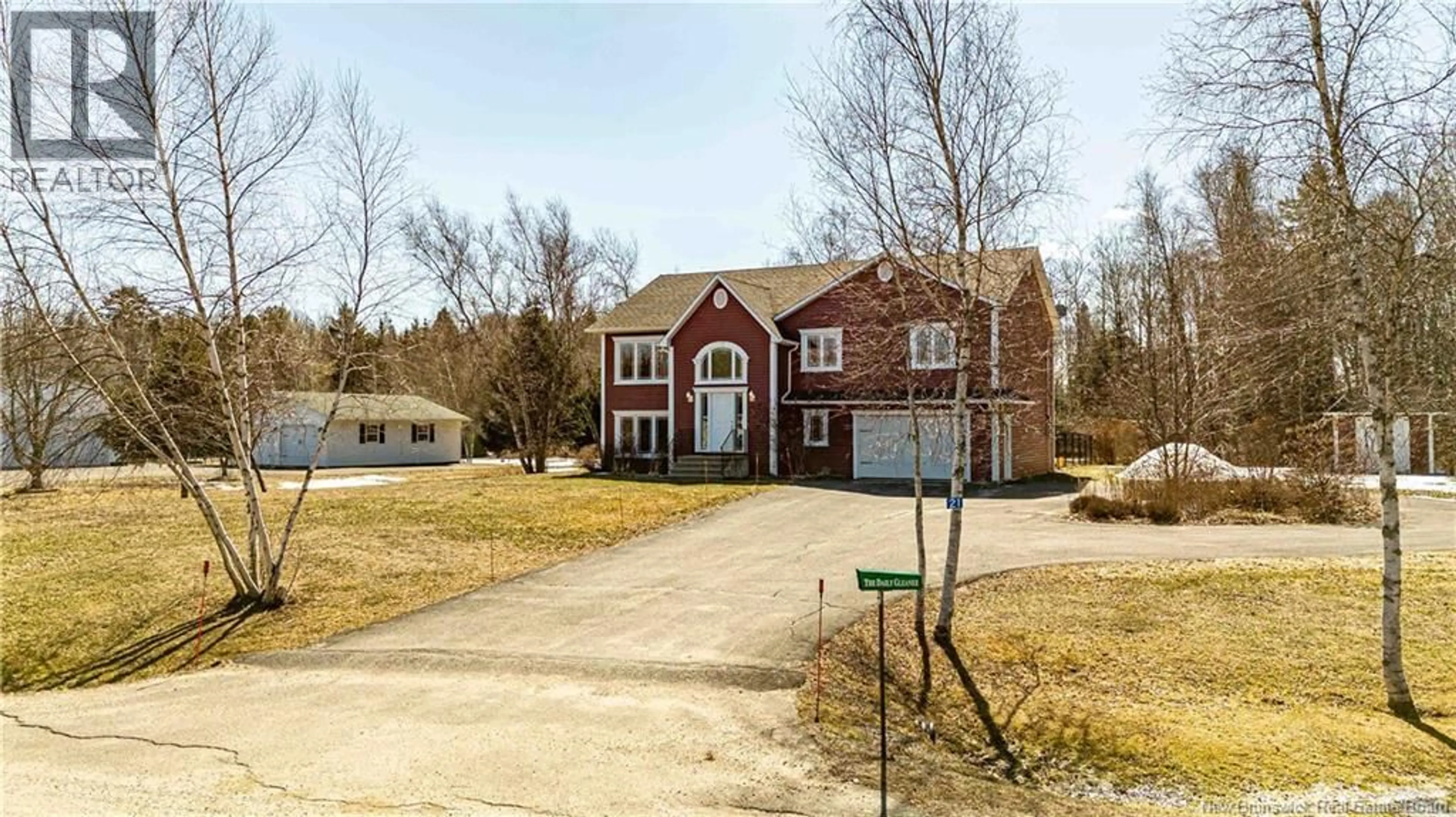 Home with brick exterior material, street for 21 APPLE LANE, Keswick Ridge New Brunswick E6L1P6