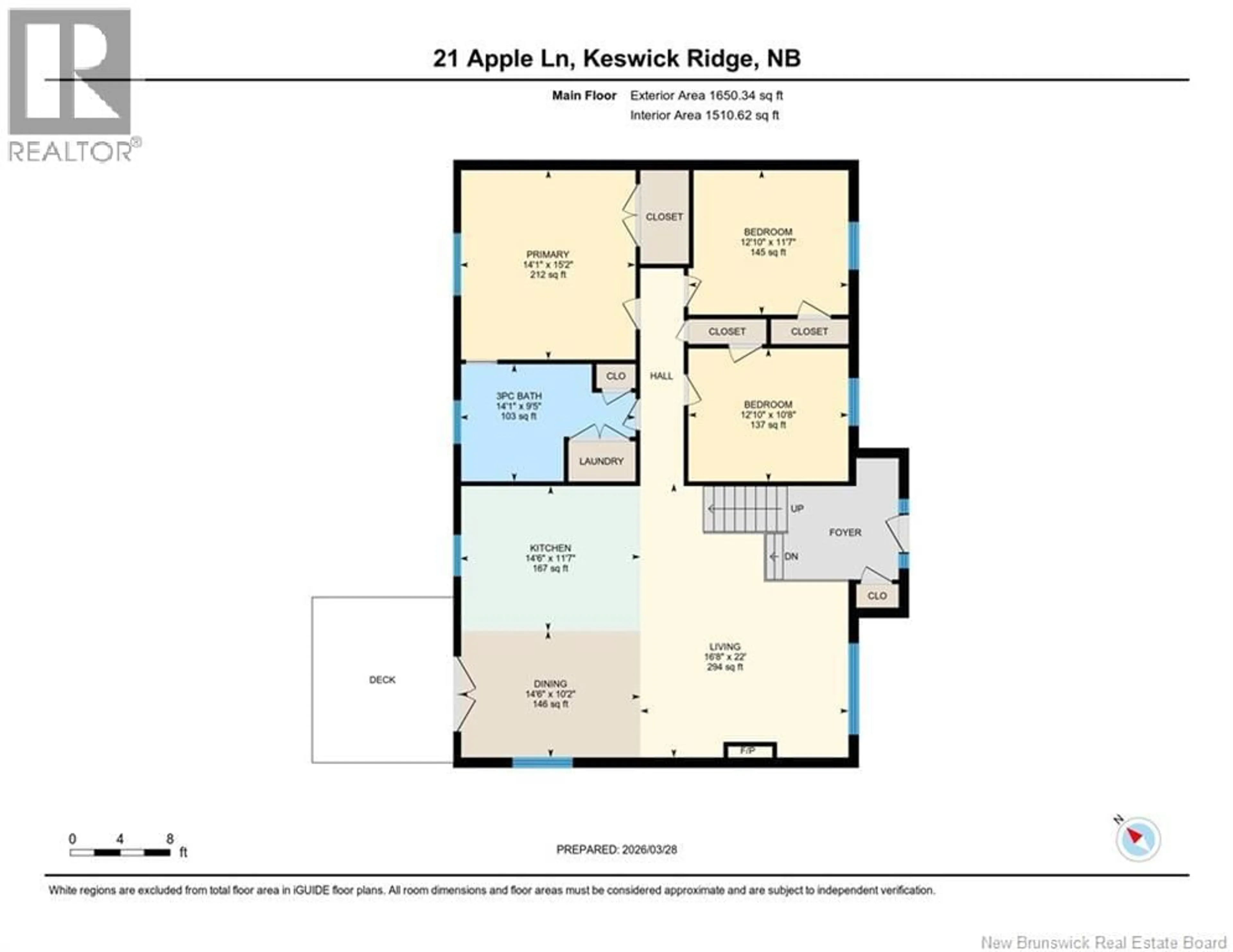 Floor plan for 21 APPLE LANE, Keswick Ridge New Brunswick E6L1P6