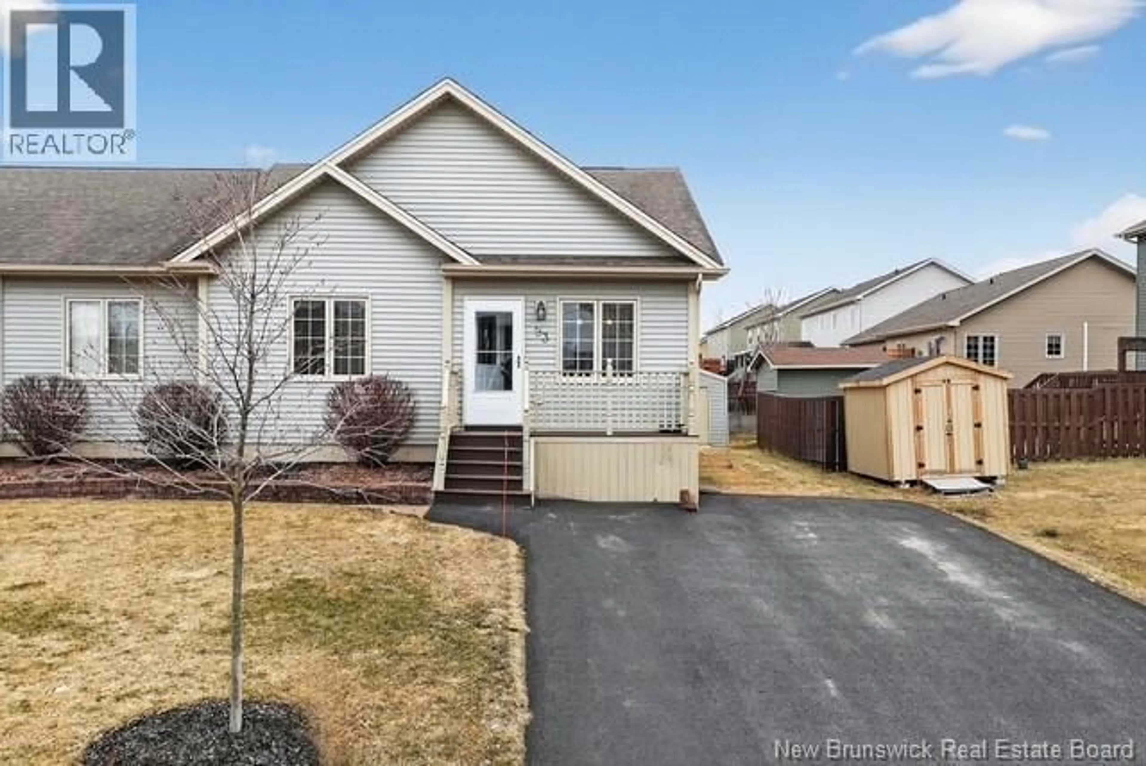 Home with vinyl exterior material, street for 93 JASMINE CRESCENT, Moncton New Brunswick E1A9A5