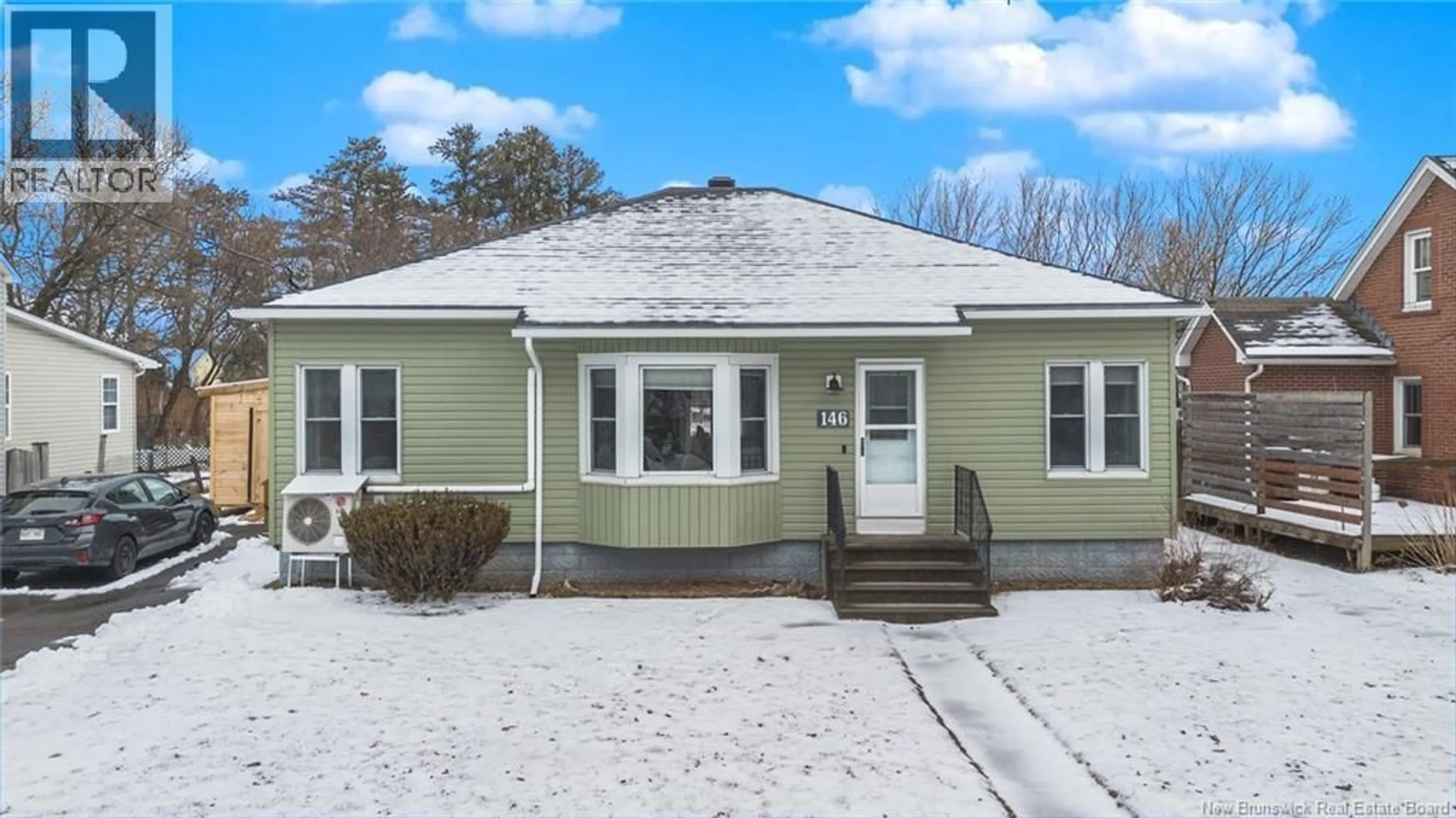 Home with vinyl exterior material, street for 146 RYAN COURT, Fredericton New Brunswick E3A2Y8