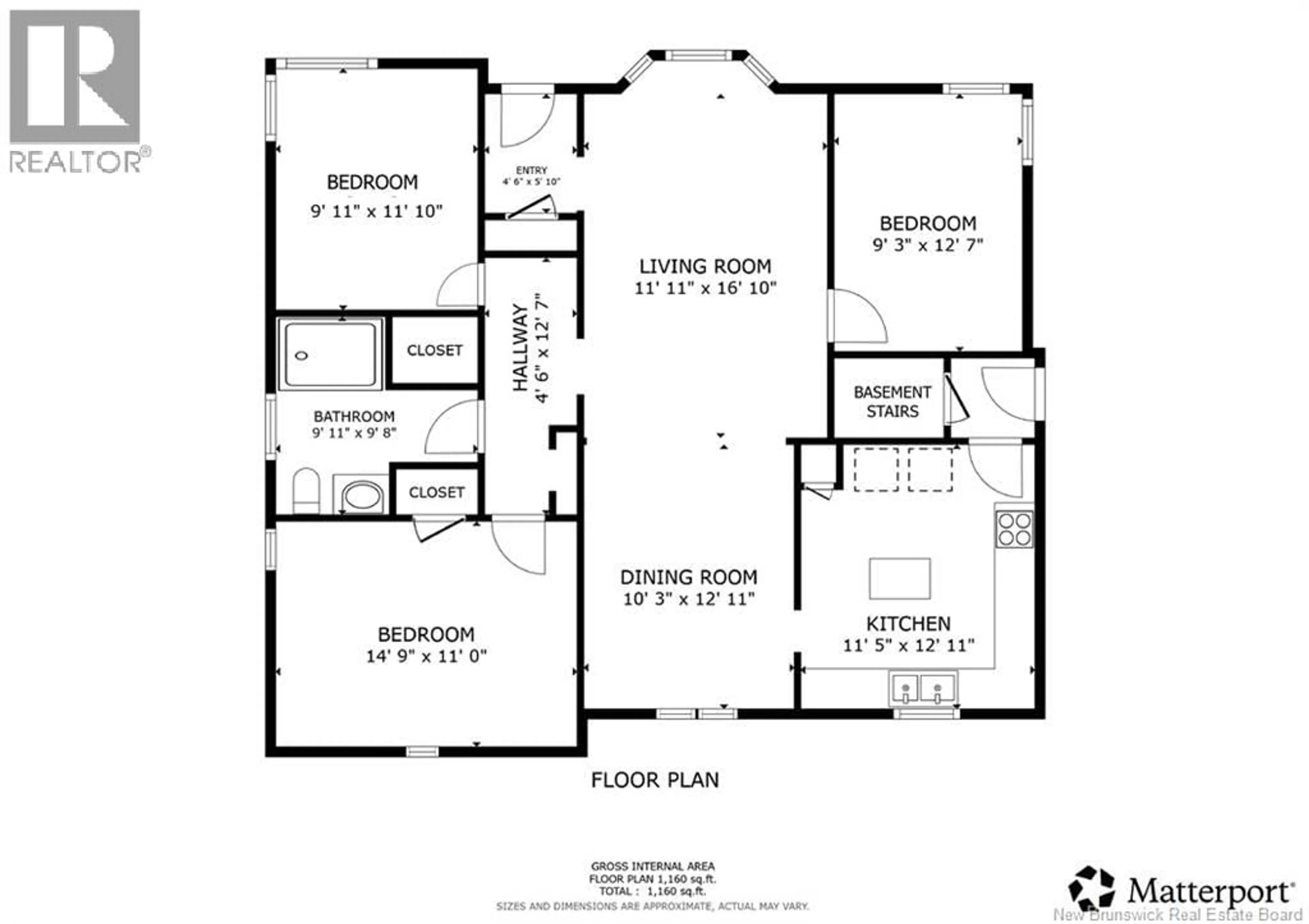 Floor plan for 146 RYAN COURT, Fredericton New Brunswick E3A2Y8