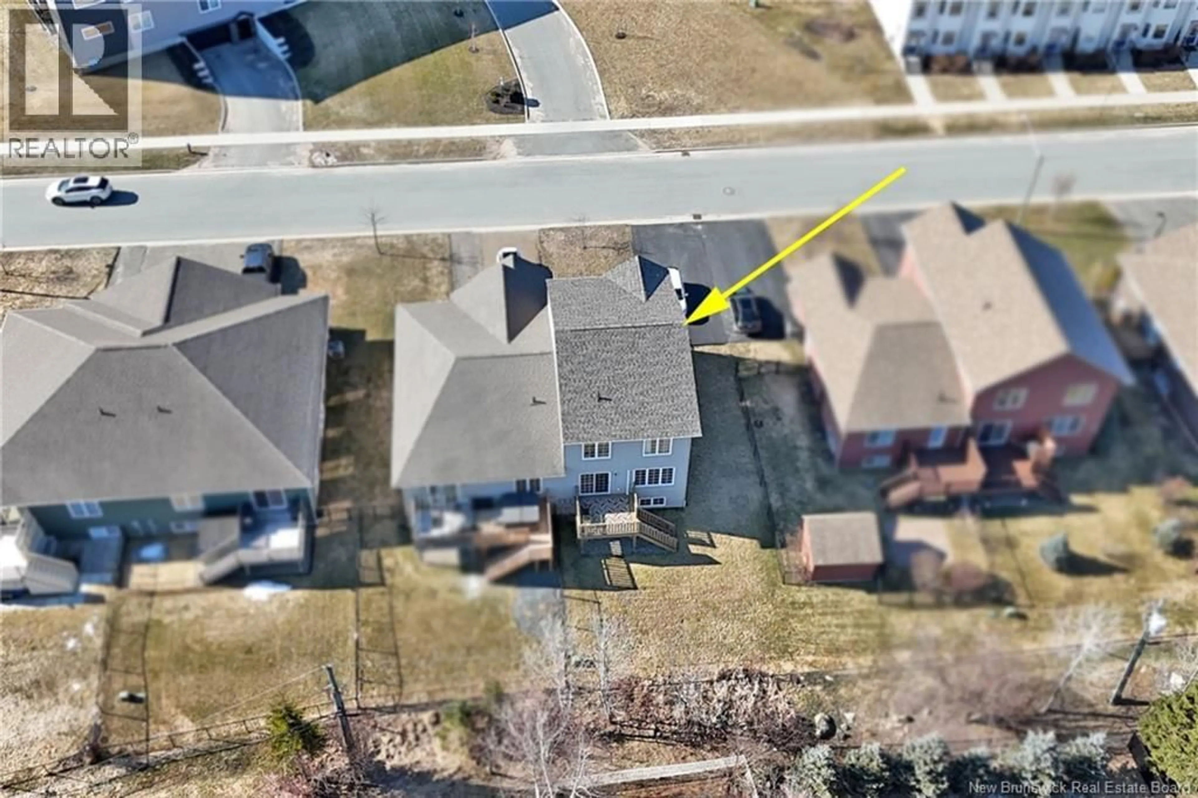 A pic from outside/outdoor area/front of a property/back of a property/a pic from drone, street for 80 ASHLEY CRESCENT, Fredericton New Brunswick E3A9J2