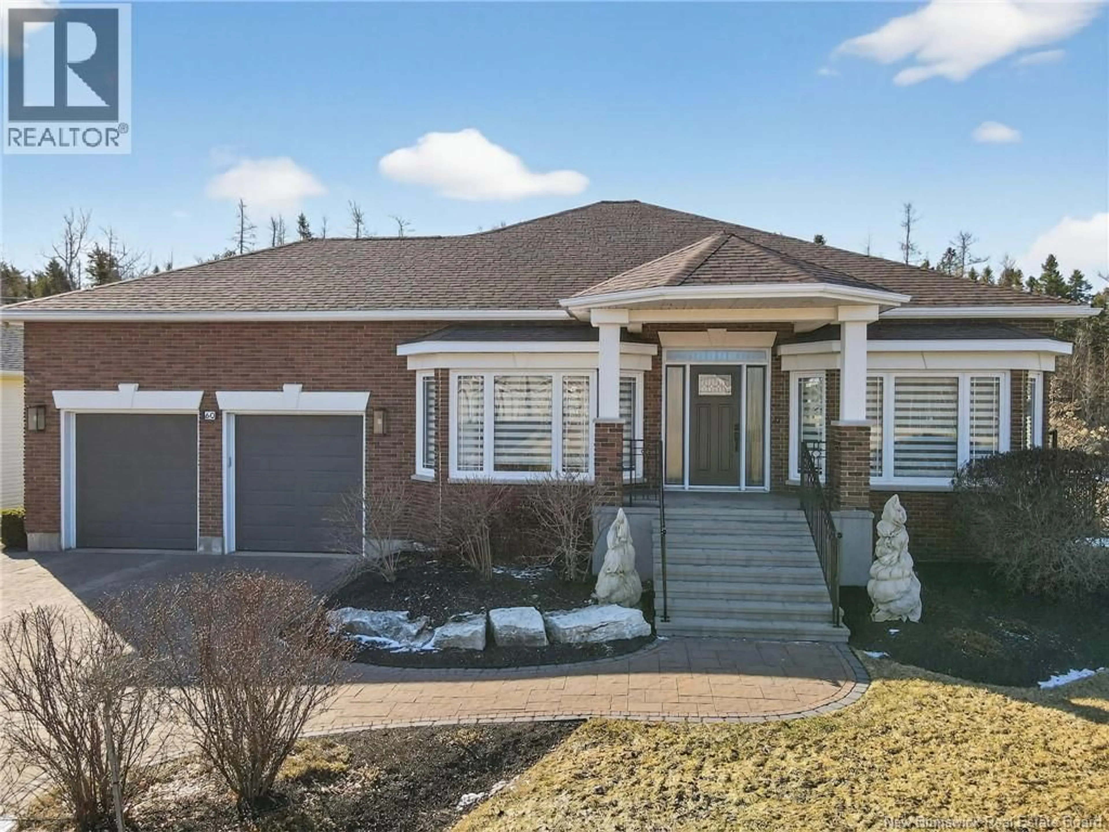 Home with brick exterior material, street for 60 ROYAL OAKS, Moncton New Brunswick E1H3P2