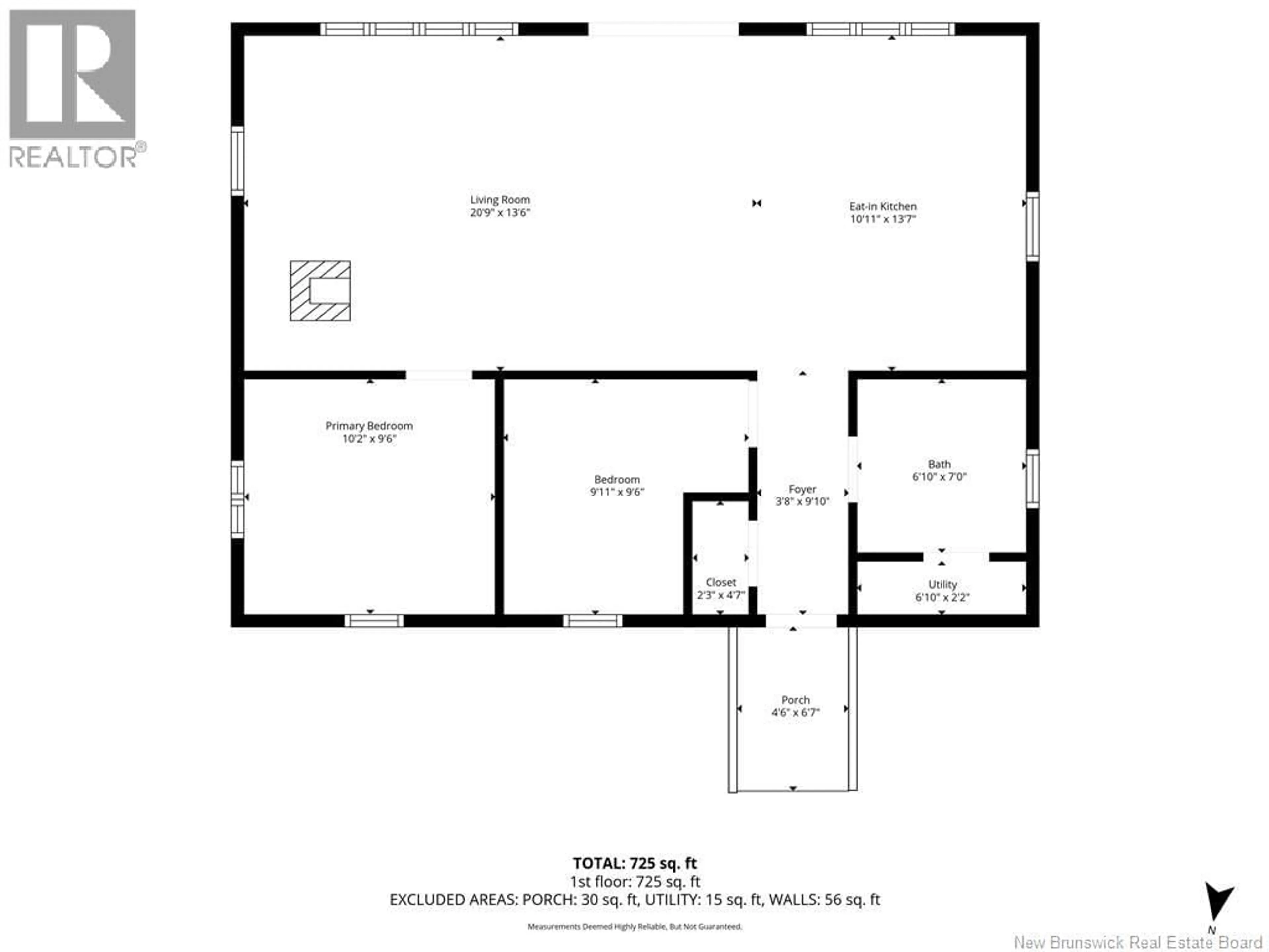 Floor plan for 1056 HALCOMB ROAD, Halcomb New Brunswick E9E1X4