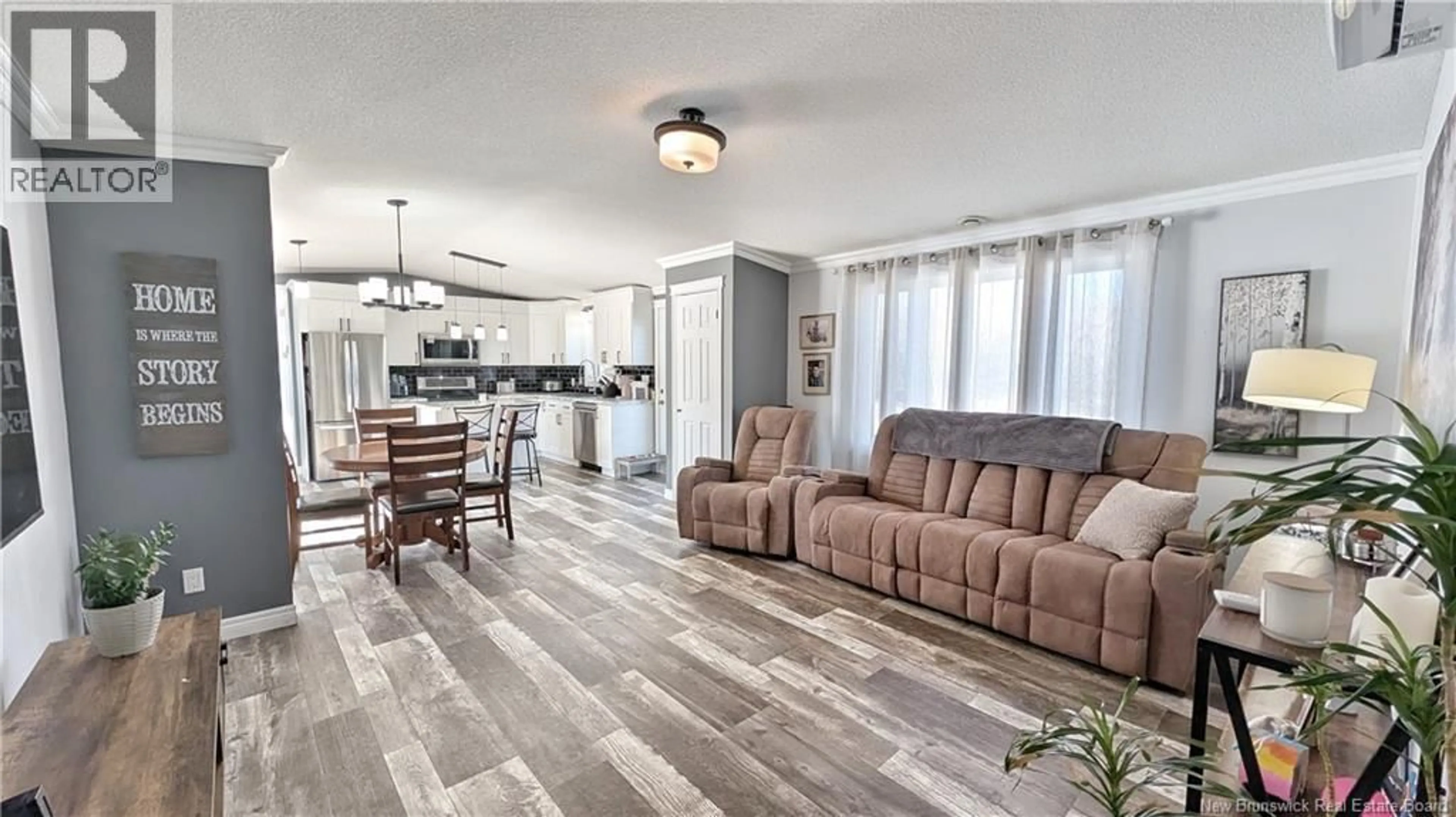 Living room with furniture, unknown for 3591 NB 350, Rang-Saint-Georges New Brunswick E8R1J9