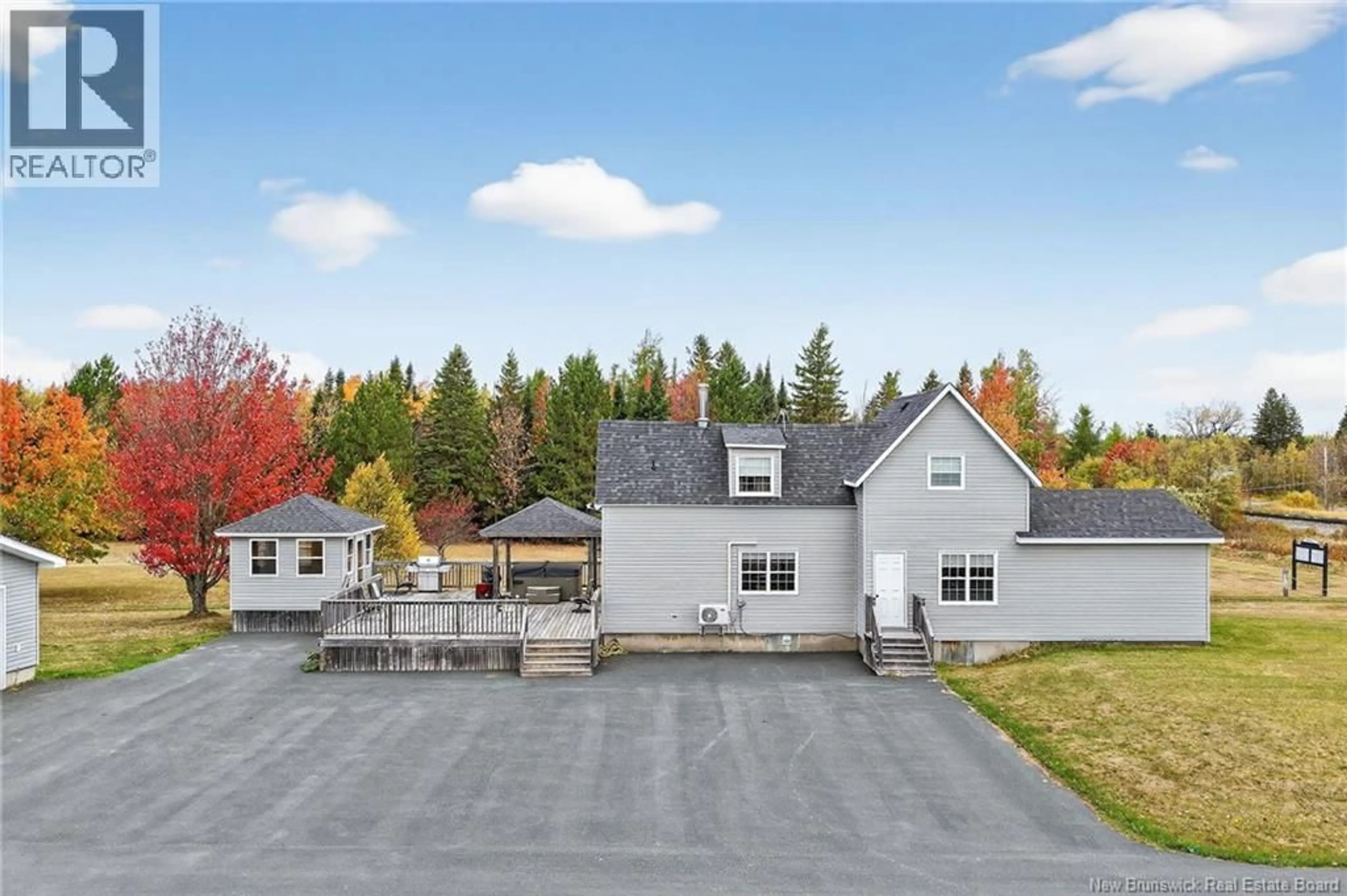 A pic from outside/outdoor area/front of a property/back of a property/a pic from drone, street for 171 WEST SIDE HARCOURT ROAD, Harcourt New Brunswick E4T2Y3