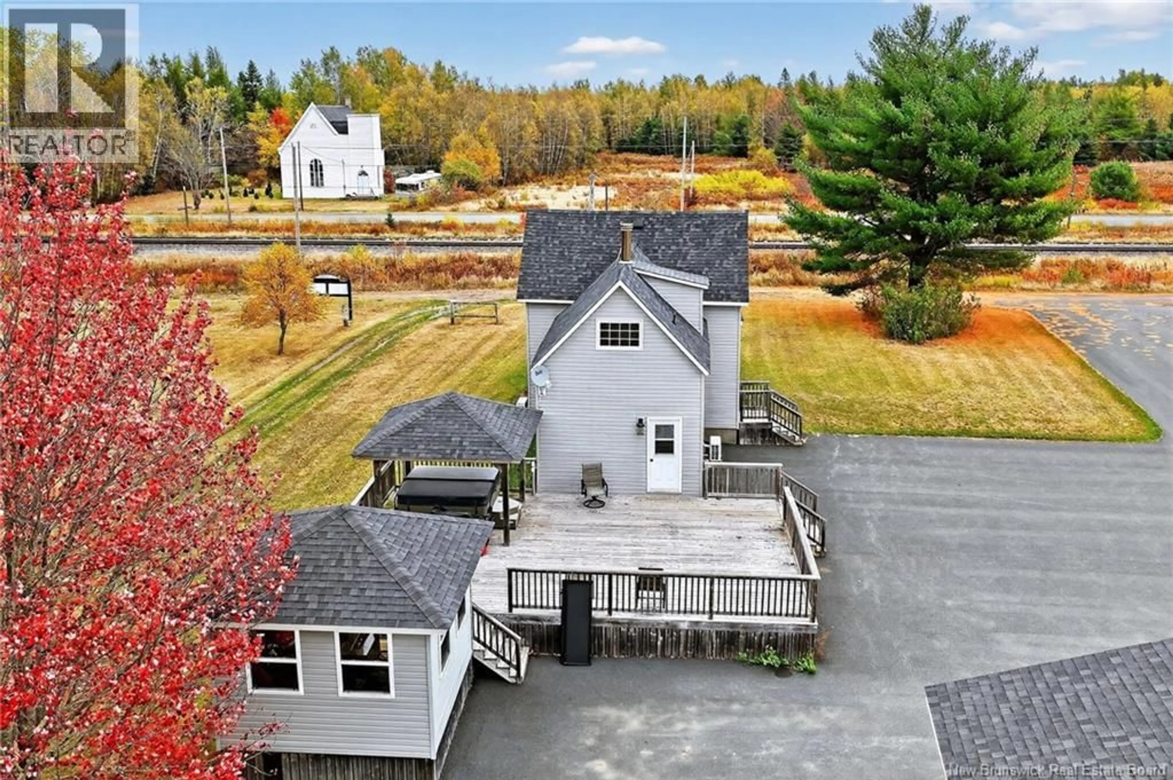 A pic from outside/outdoor area/front of a property/back of a property/a pic from drone, unknown for 171 WEST SIDE HARCOURT ROAD, Harcourt New Brunswick E4T2Y3