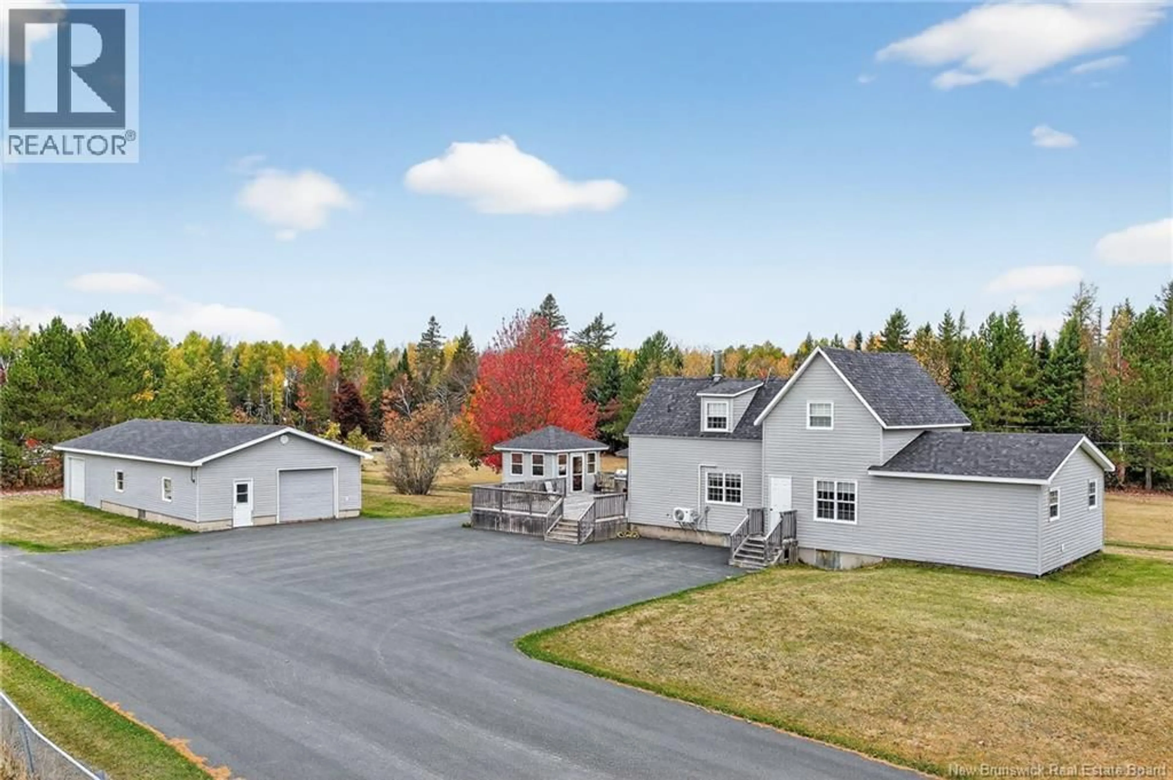 A pic from outside/outdoor area/front of a property/back of a property/a pic from drone, street for 171 WEST SIDE HARCOURT ROAD, Harcourt New Brunswick E4T2Y3