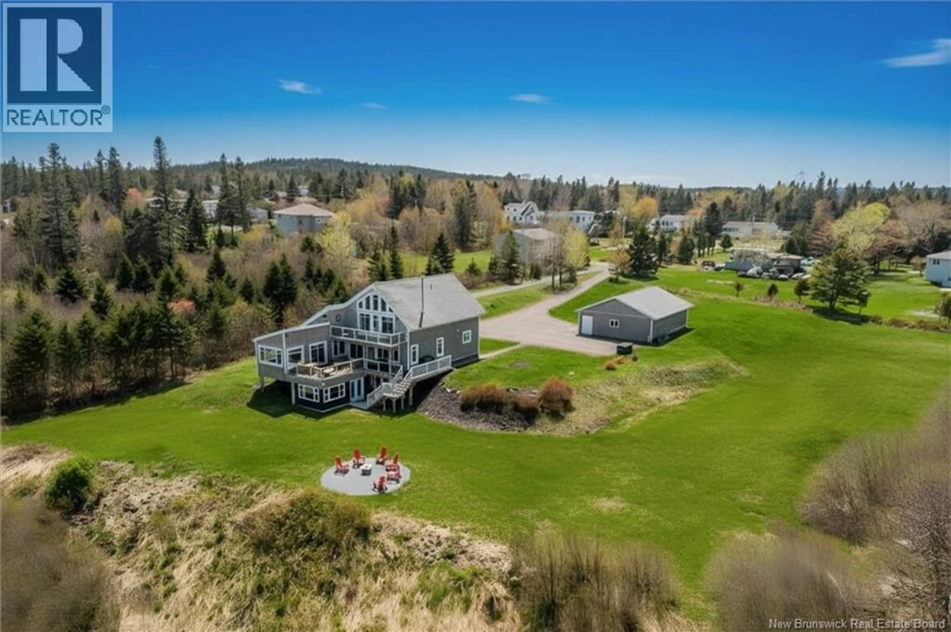 A pic from outside/outdoor area/front of a property/back of a property/a pic from drone, unknown for 396 POINT ROAD, Saint John New Brunswick E2M7J9