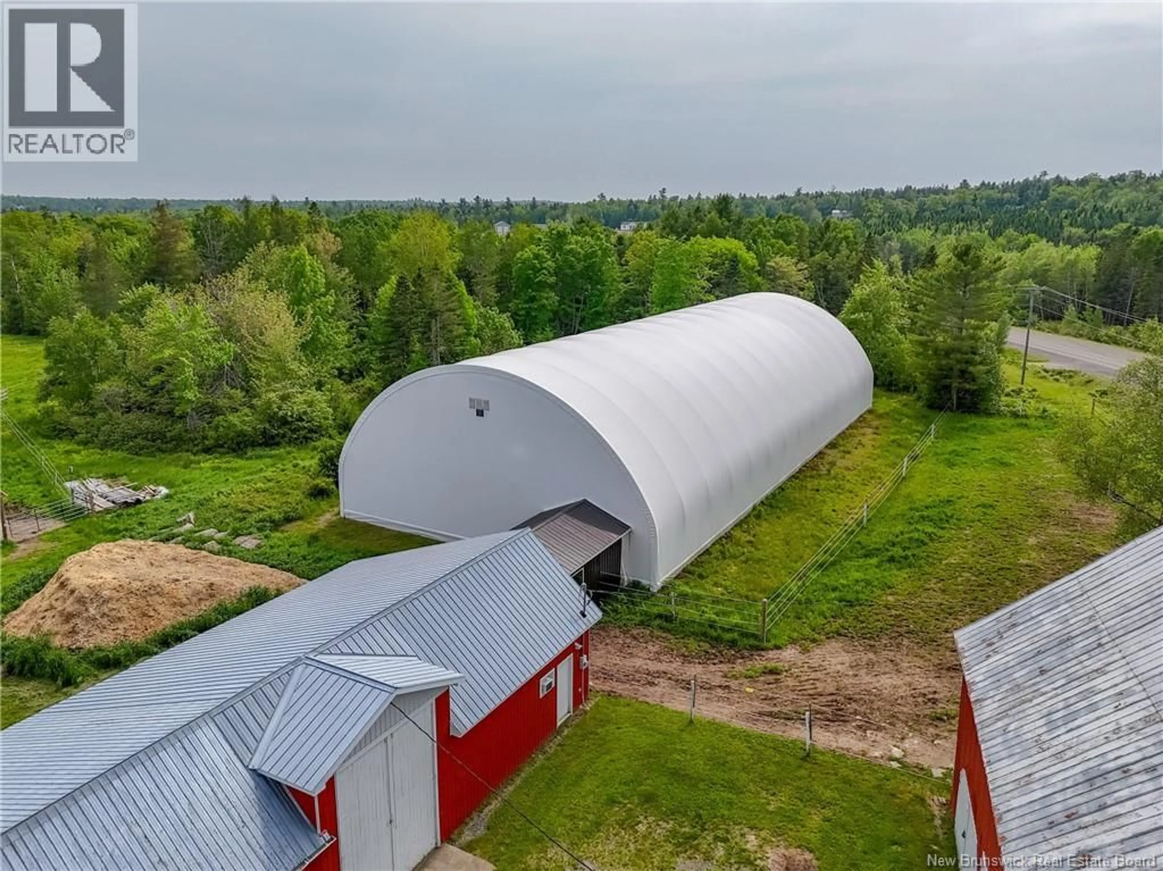 A pic from outside/outdoor area/front of a property/back of a property/a pic from drone, building for 3676 ROUTE 640, Yoho New Brunswick E6K2Z8