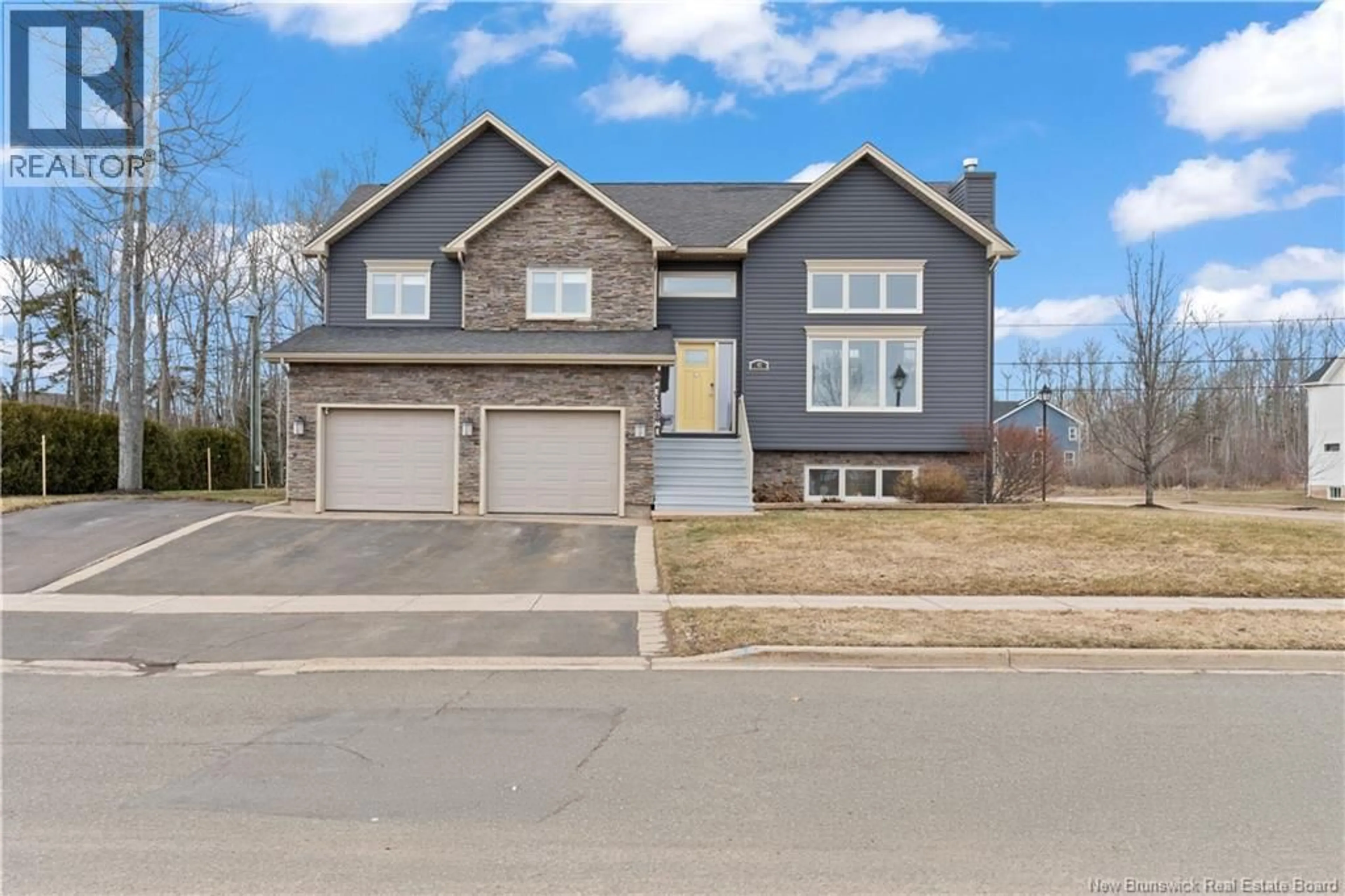 Home with brick exterior material, street for 47 BLACKSTONE DRIVE, Moncton New Brunswick E1G0P4