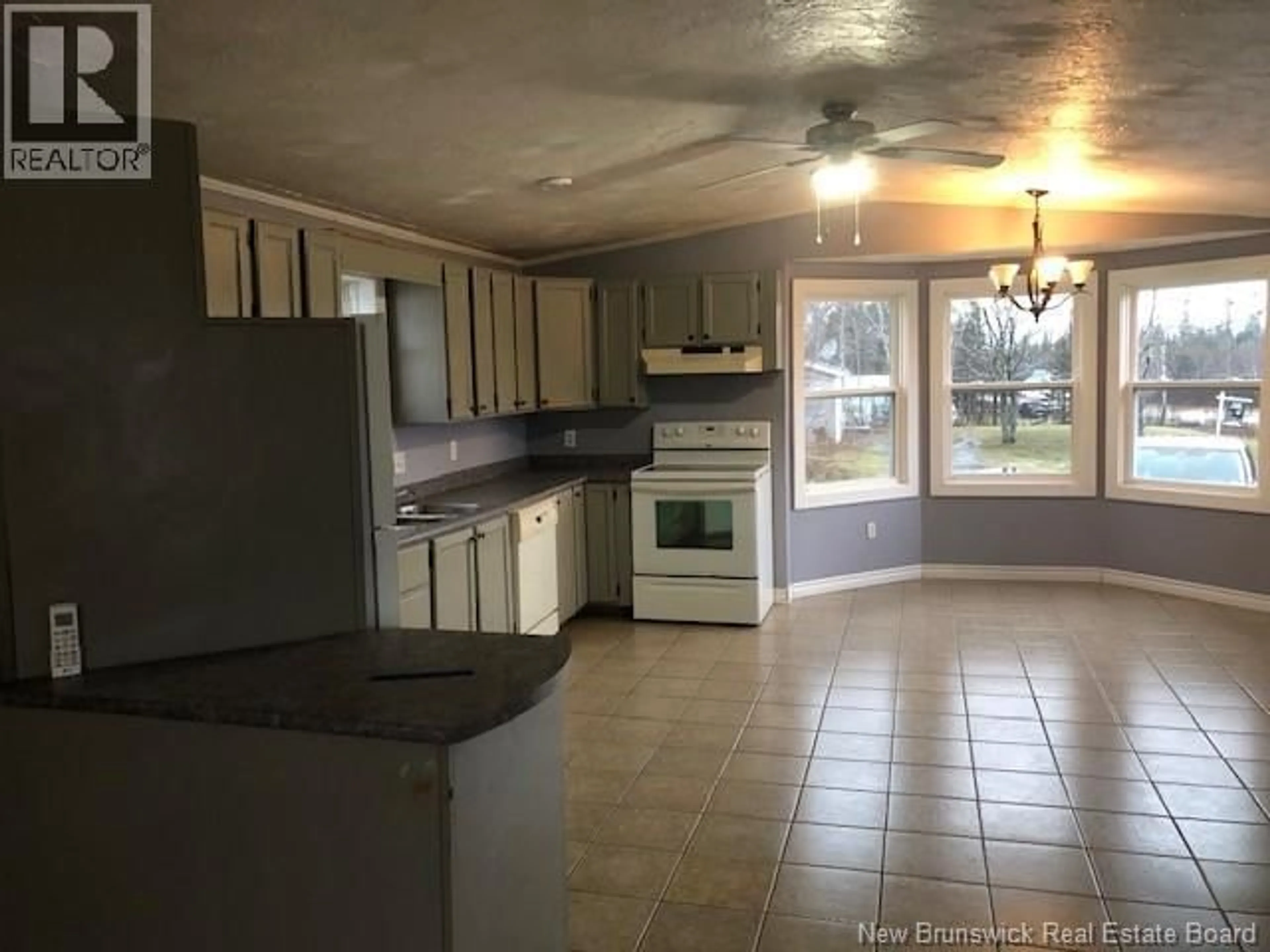 Open concept kitchen, ceramic/tile floor for 241 + 243 ROUTE 605, Temperance Vale New Brunswick E6G2C1