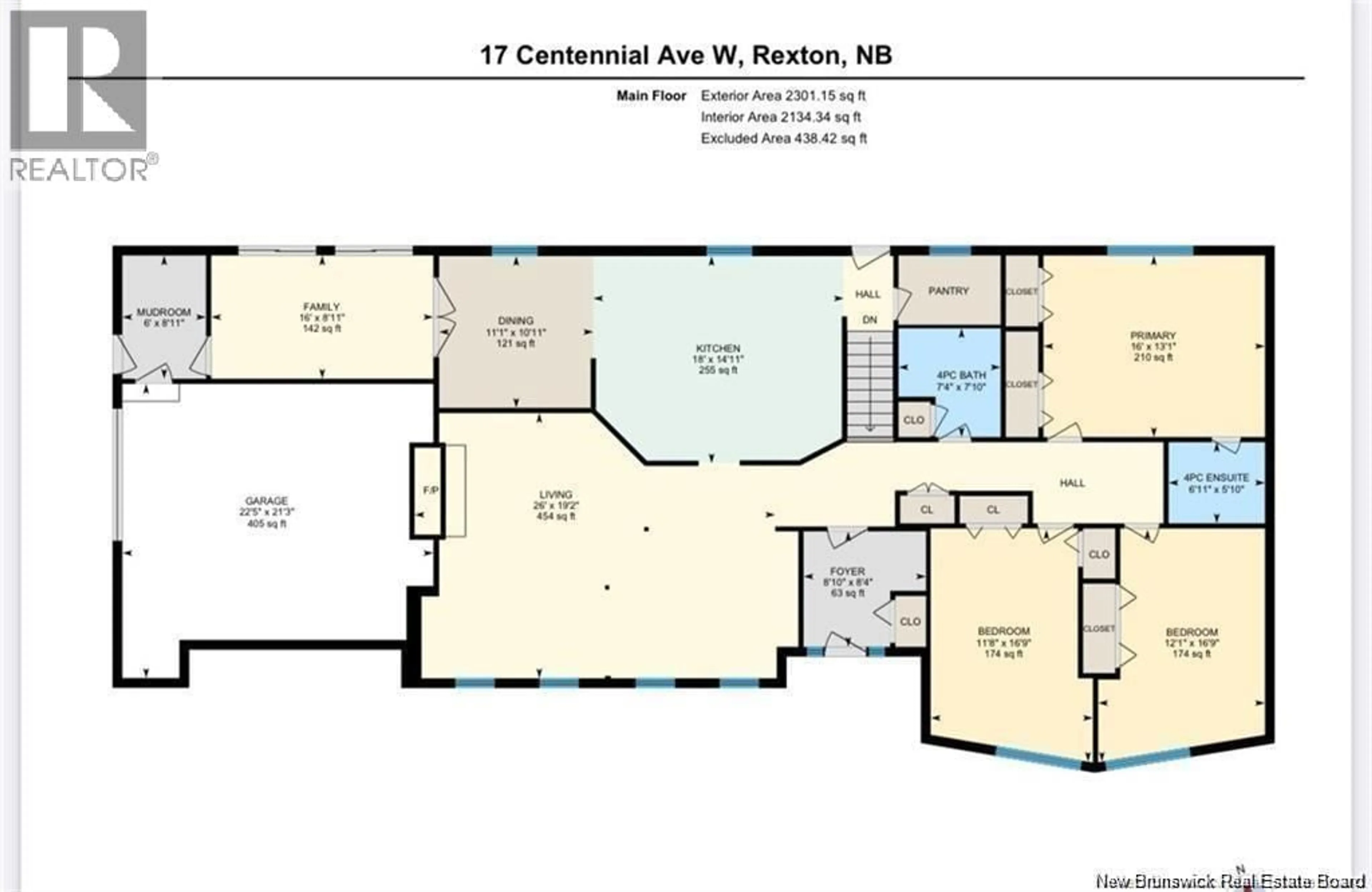 Floor plan for 17 CENTENNIAL AVE, Rexton New Brunswick E4W1X4
