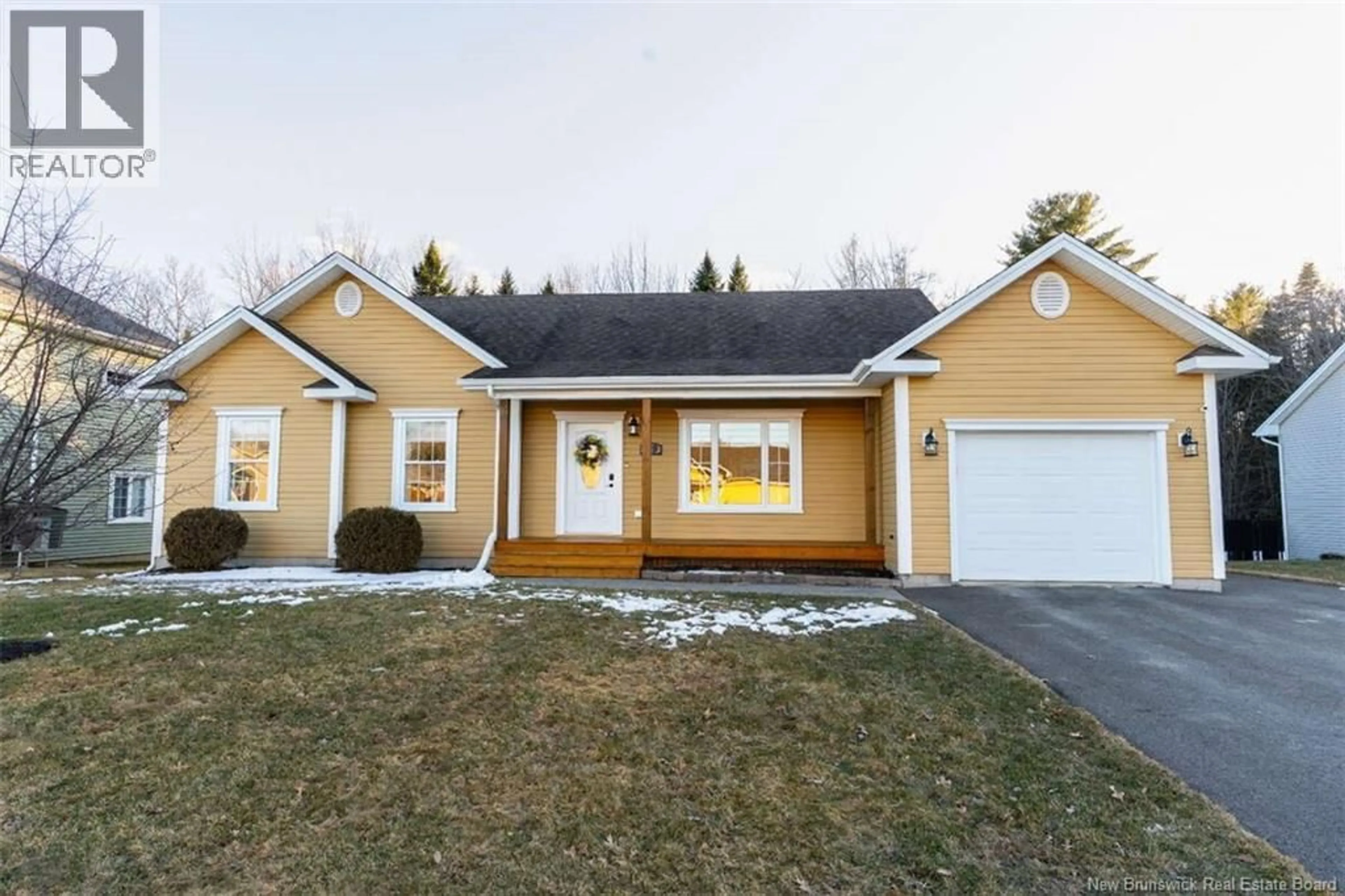 Home with vinyl exterior material, street for 119 PETERS DRIVE, Fredericton New Brunswick E3G0G7