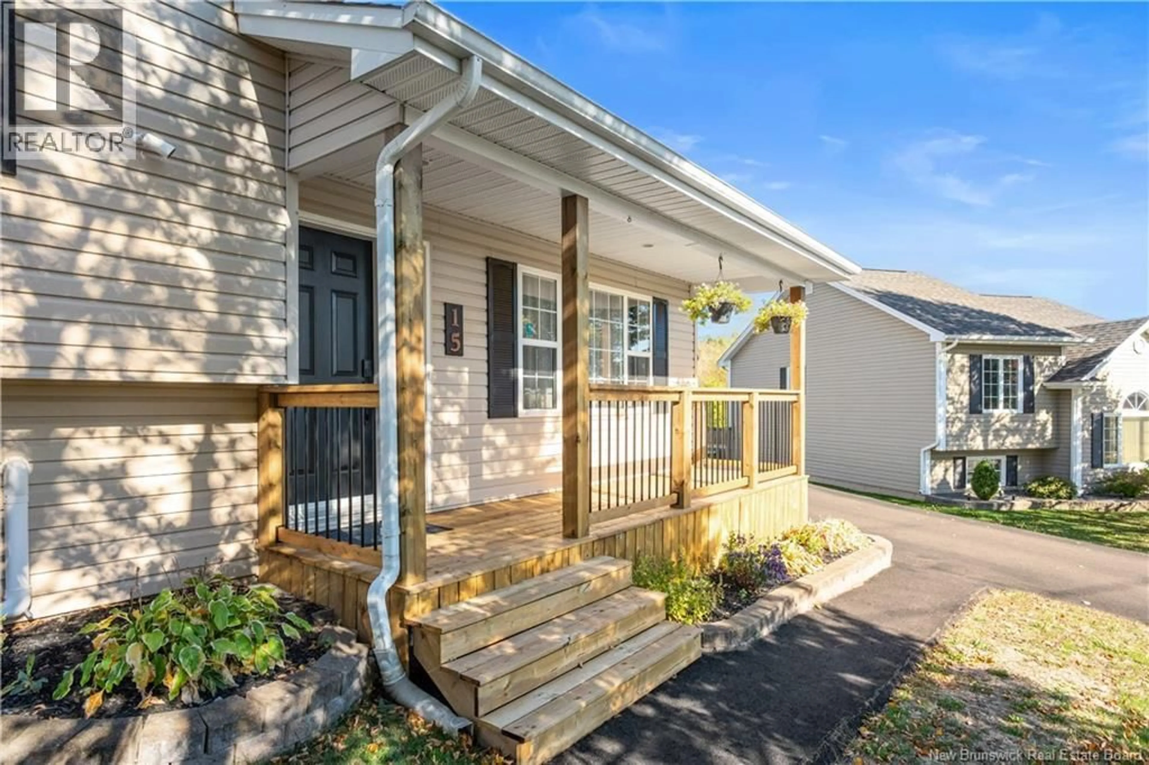 Home with vinyl exterior material, street for 15 TALITH STREET, Moncton New Brunswick E1E4V4