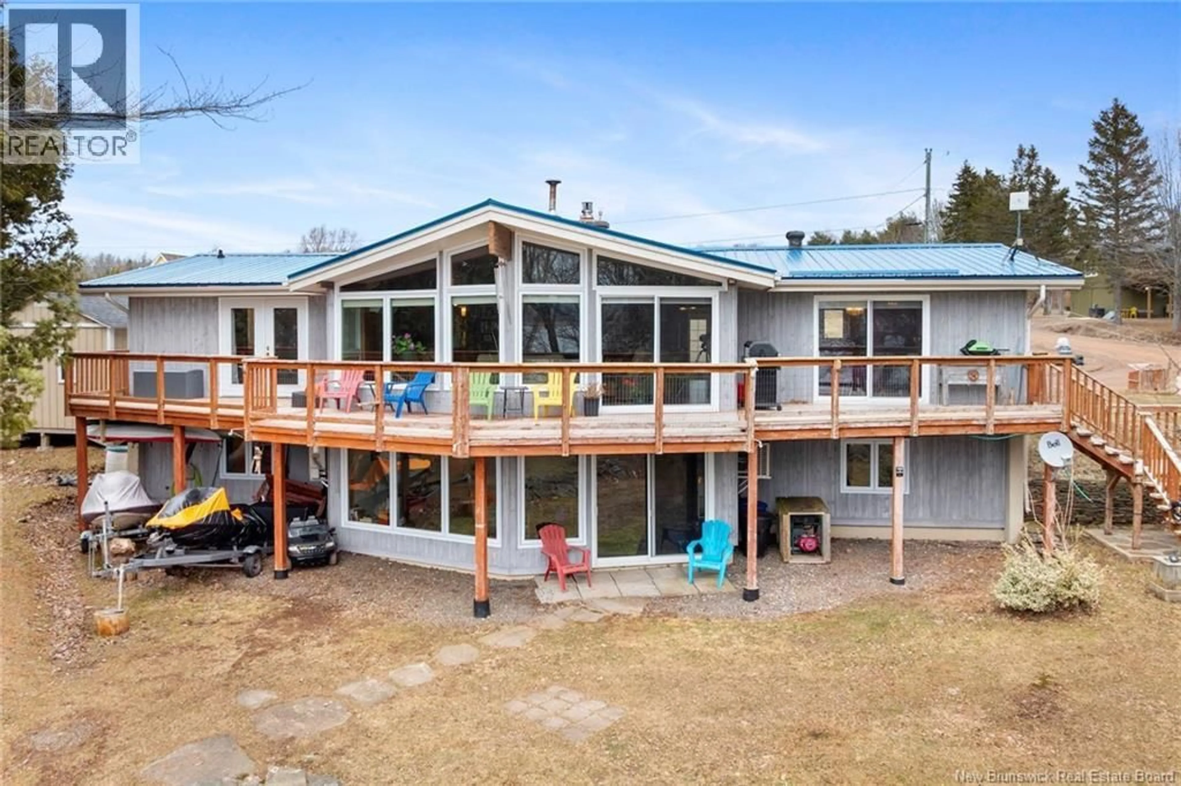 A pic from outside/outdoor area/front of a property/back of a property/a pic from drone, unknown for 93 WASHADEMOAK LANE, Cambridge-Narrows New Brunswick E4C1T8