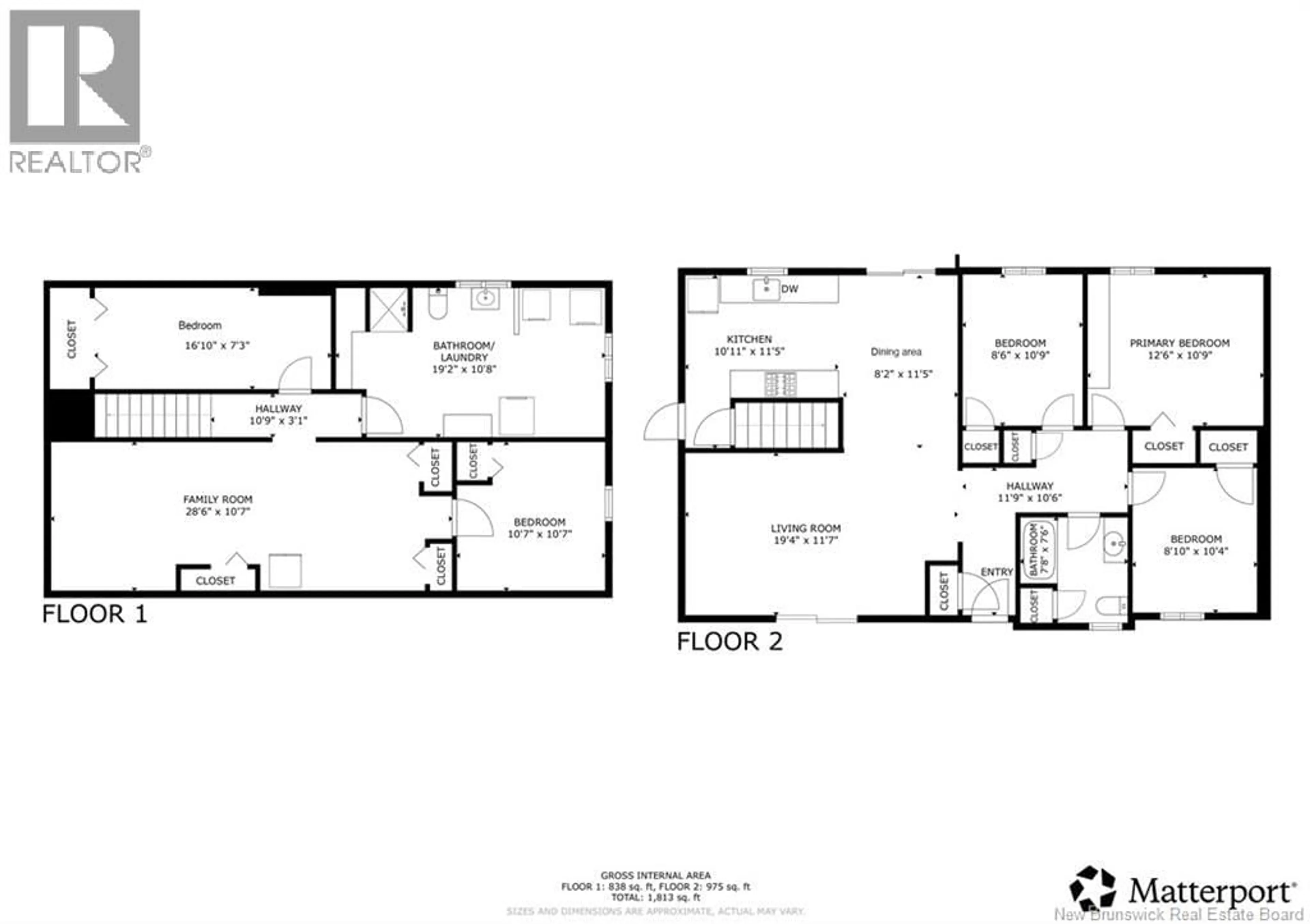 Floor plan for 38 KENNETH STREET, Beaver Dam New Brunswick E3B8B4