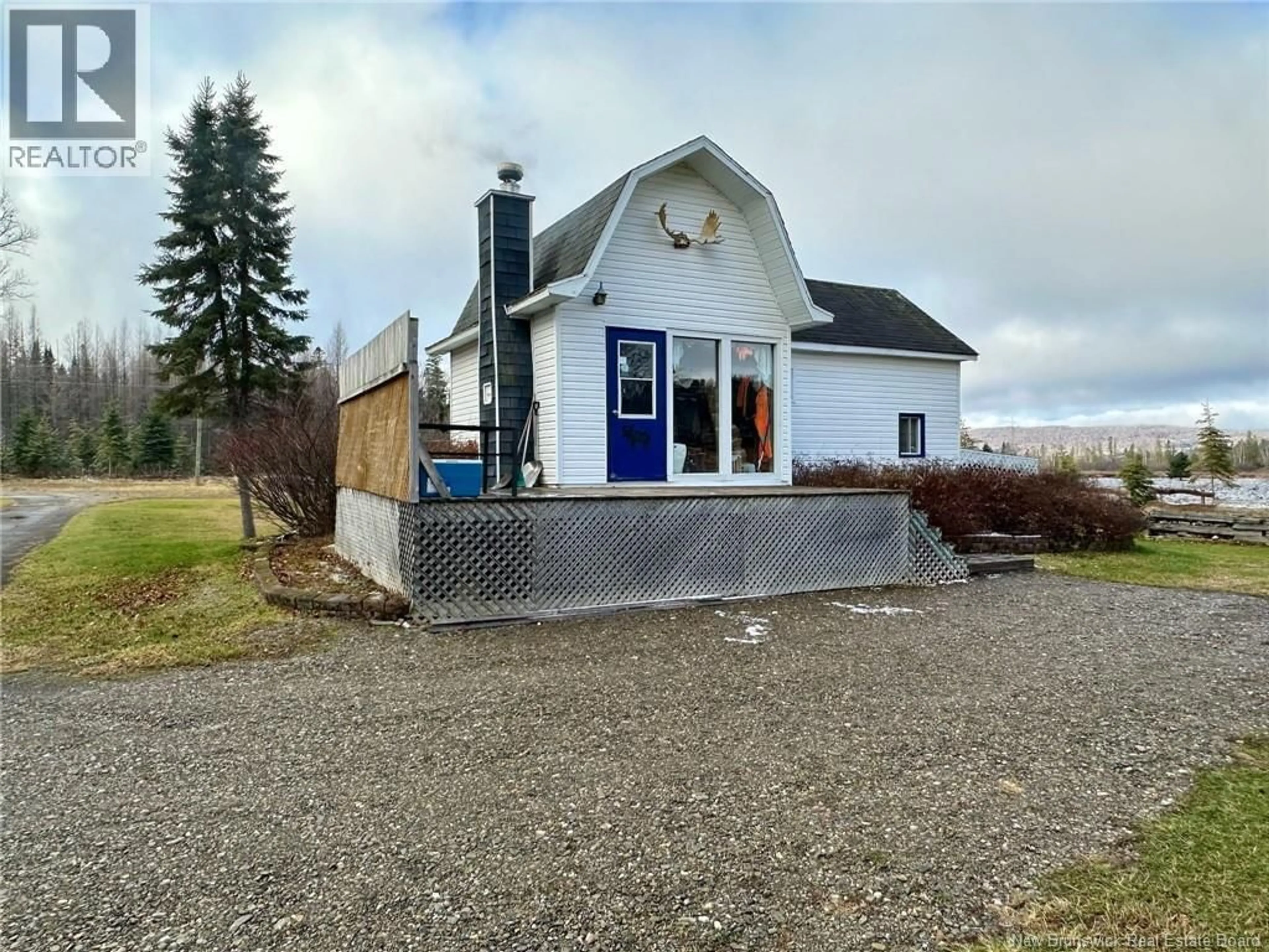 A pic from outside/outdoor area/front of a property/back of a property/a pic from drone, building for CAMP ENTERPRISE ROAD, Enterprise New Brunswick E7G1M6