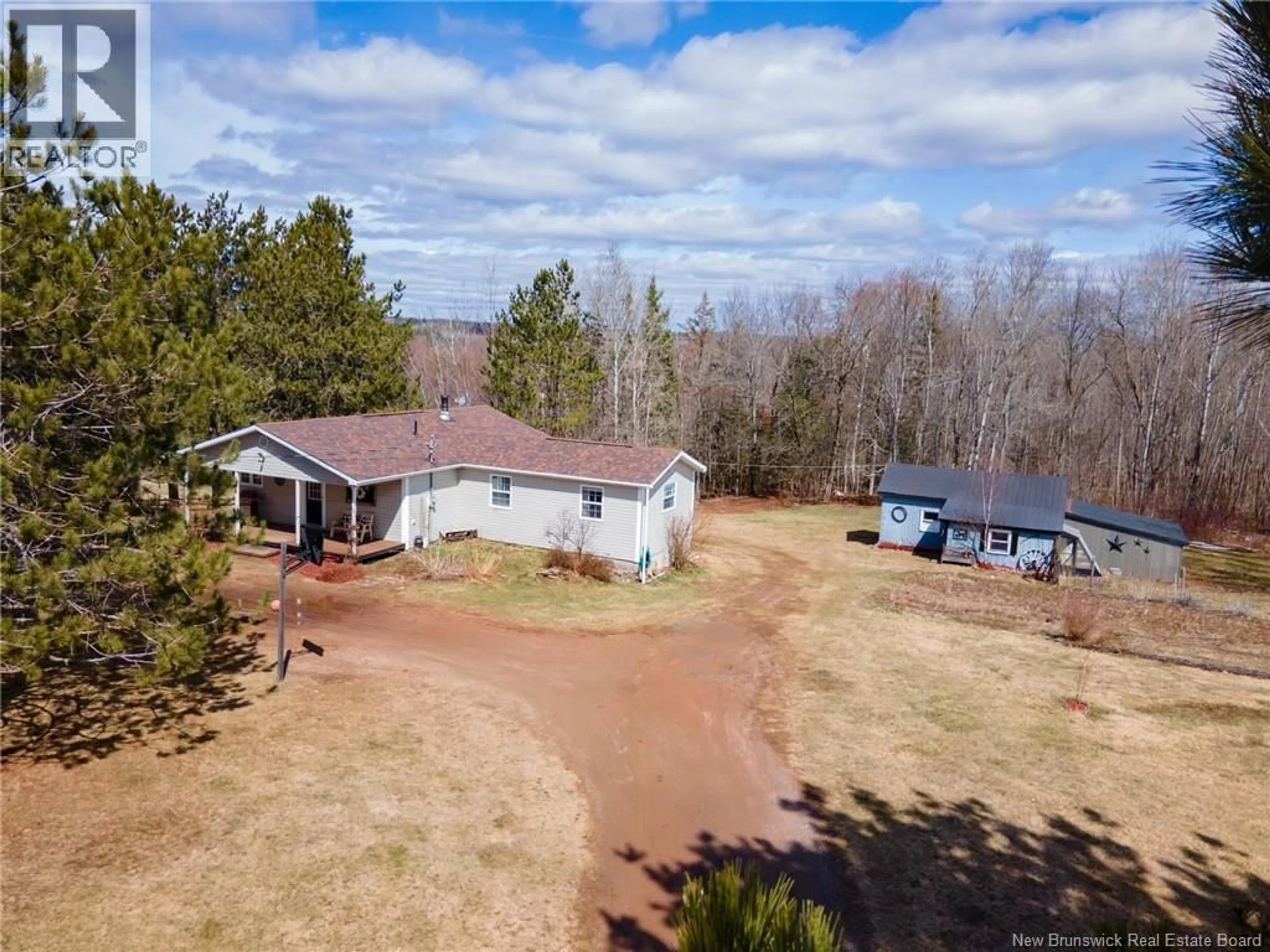 A pic from outside/outdoor area/front of a property/back of a property/a pic from drone, mountain view for 1250 SALMON CREEK ROAD, Codys New Brunswick E4C1E8