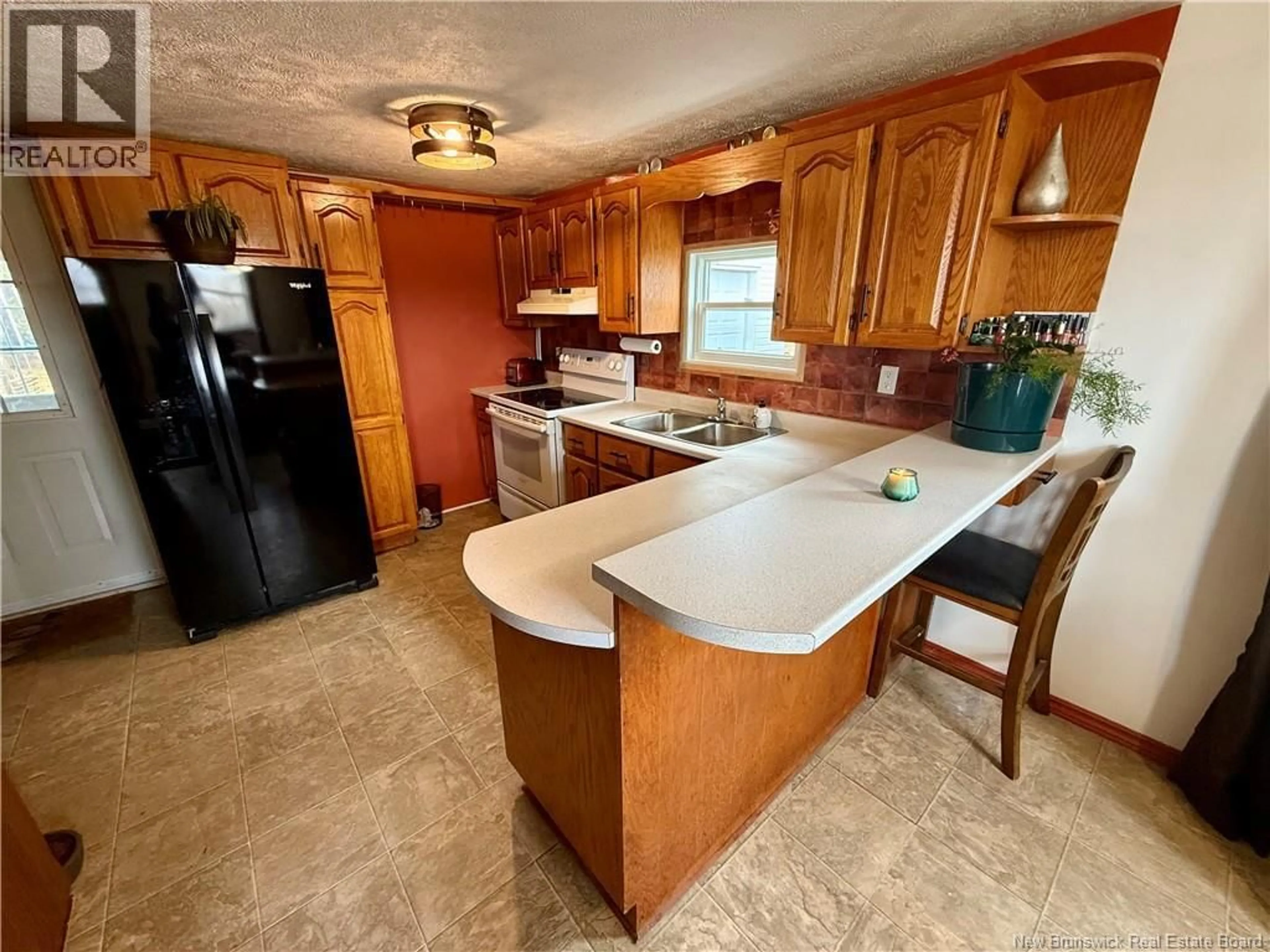 Standard kitchen, ceramic/tile floor for 74 DE L'ECOLE STREET, Rogersville New Brunswick E4Y1V7