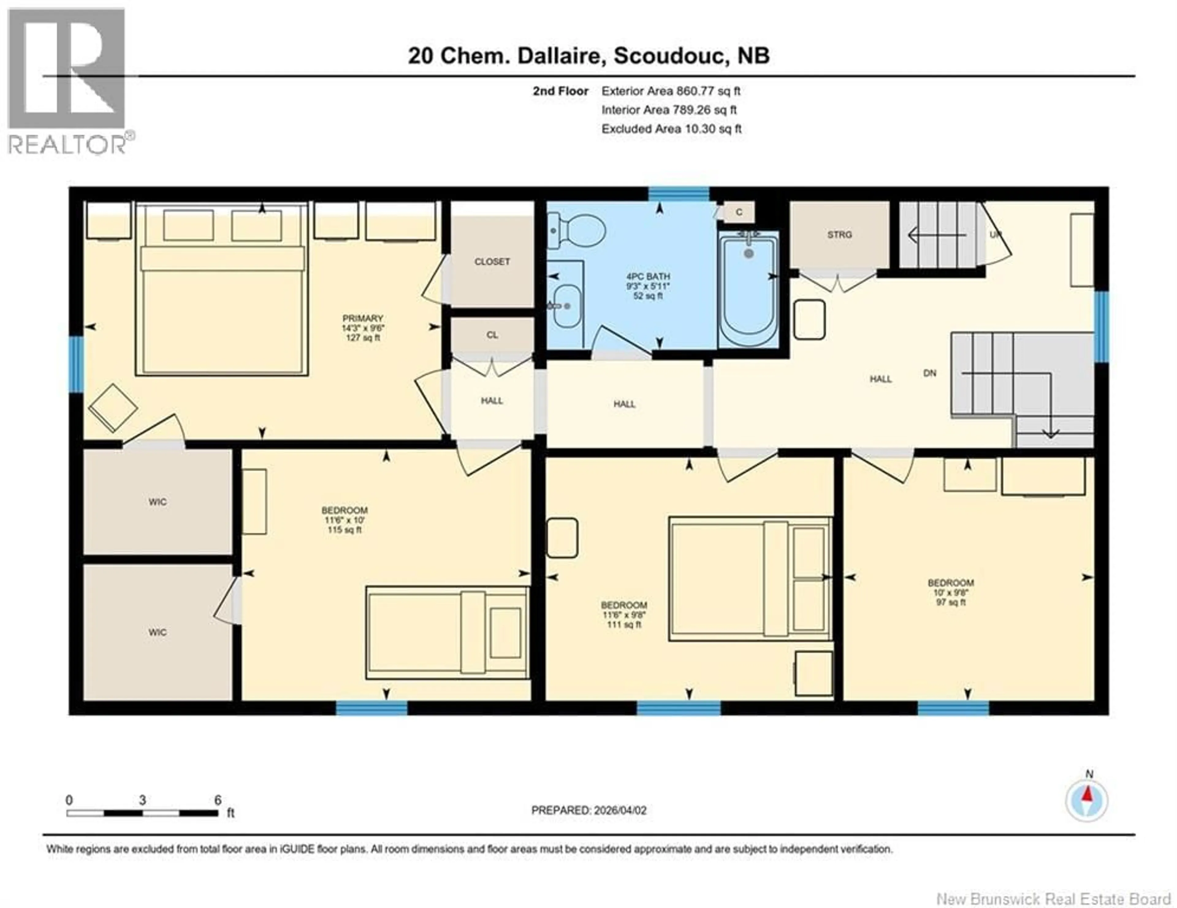 Floor plan for 20 DALLAIRE, Scoudouc New Brunswick E4P8R6