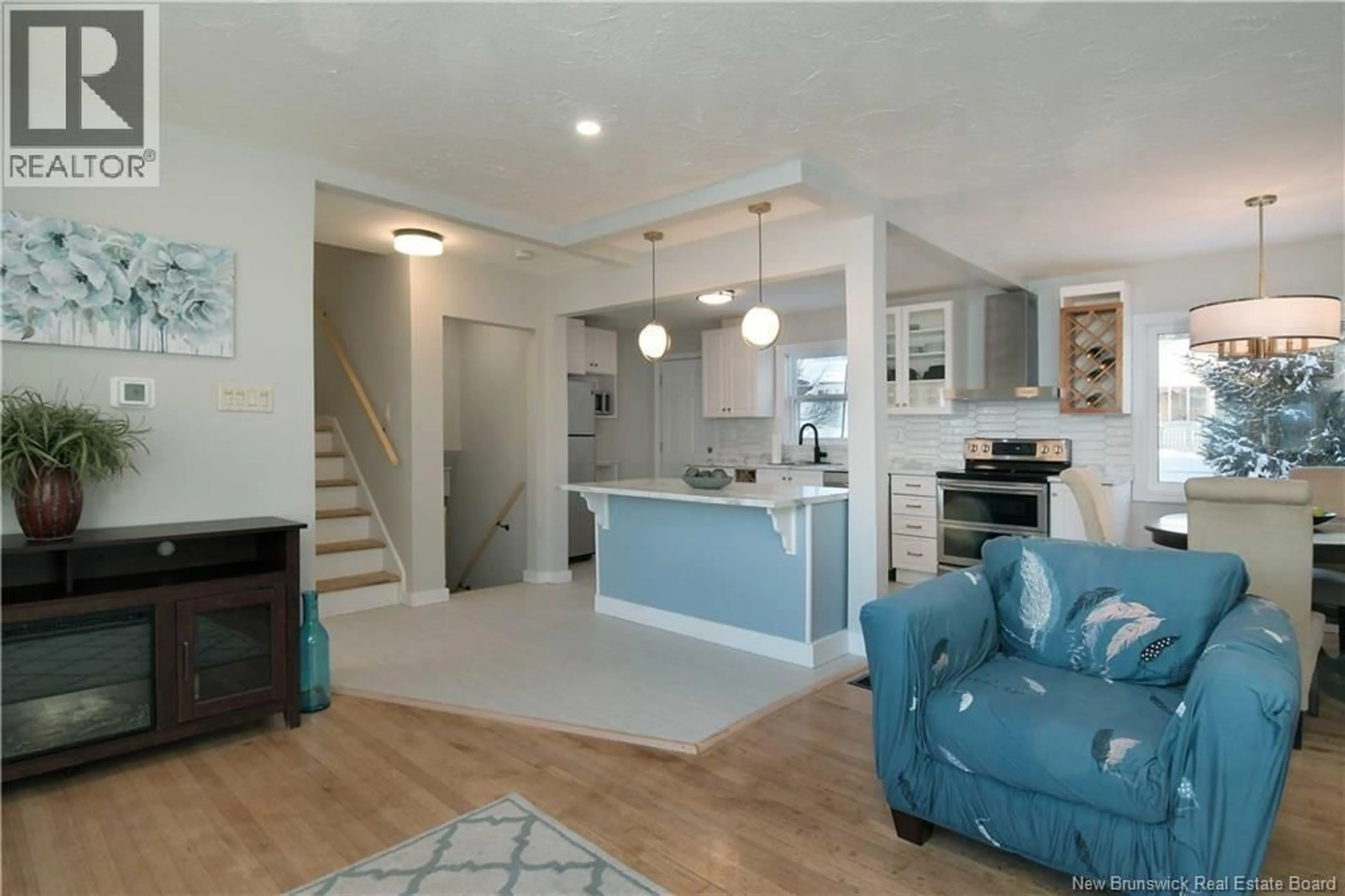 Open concept kitchen, ceramic/tile floor for 256 WEST LANE, Moncton New Brunswick E1C6V4