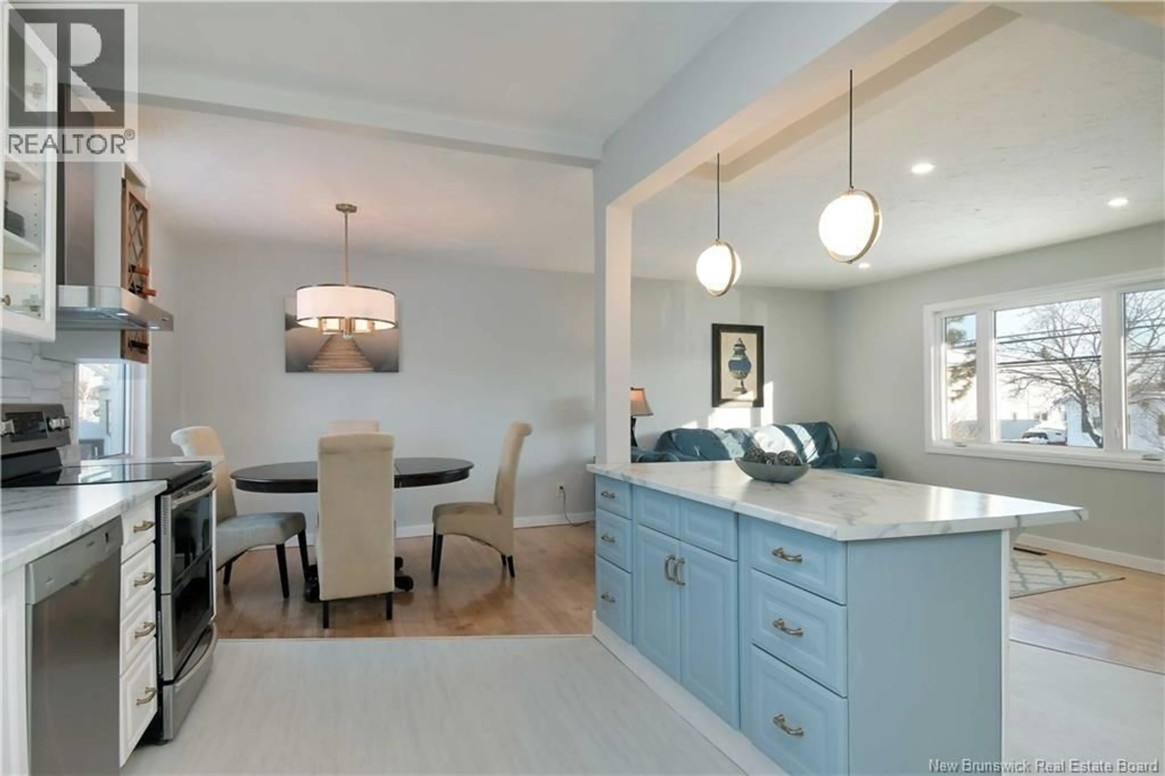 Open concept kitchen, ceramic/tile floor for 256 WEST LANE, Moncton New Brunswick E1C6V4