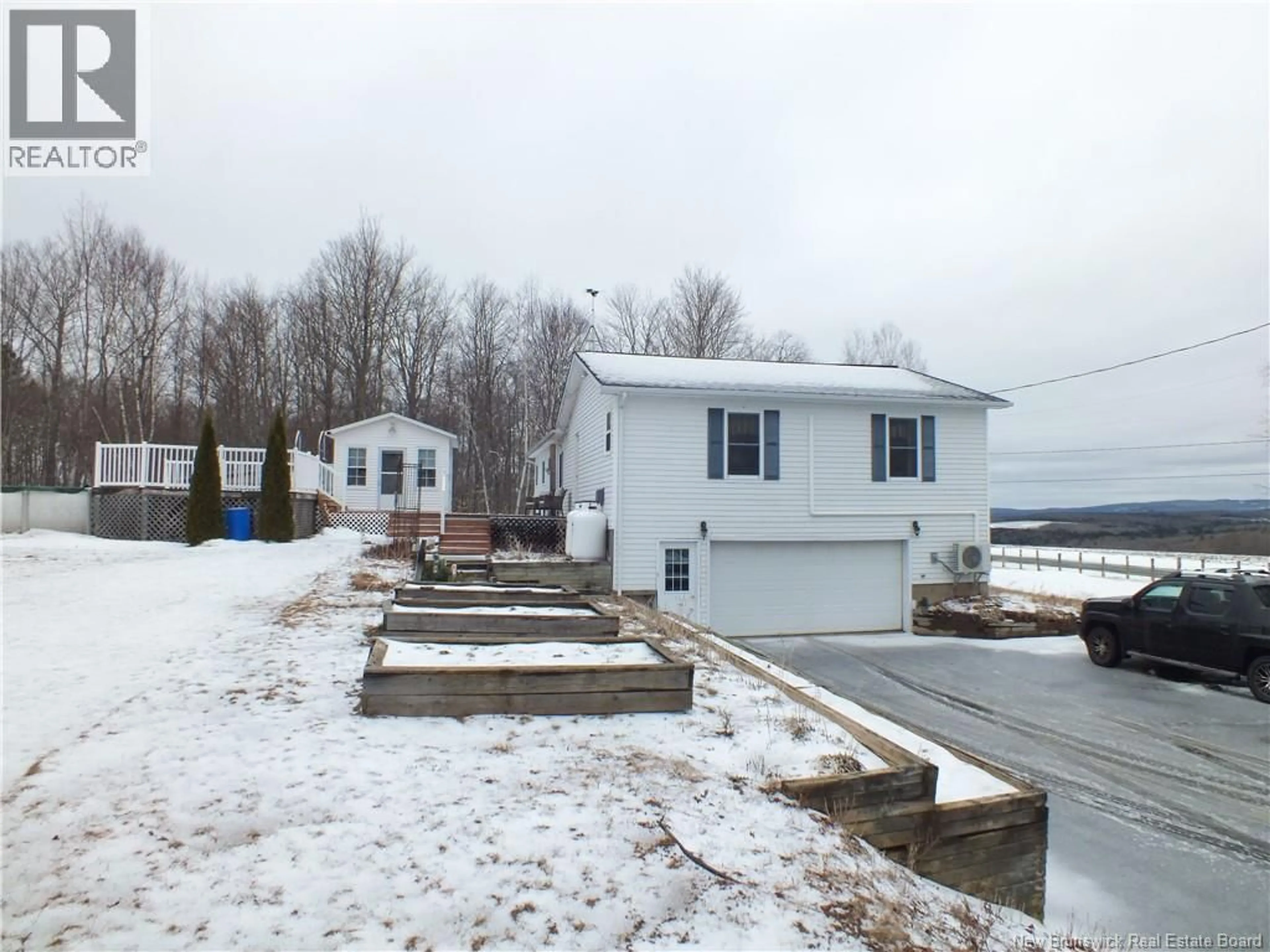 A pic from outside/outdoor area/front of a property/back of a property/a pic from drone, unknown for 224 BEECHWOOD ROAD, Piercemont New Brunswick E7J2M4