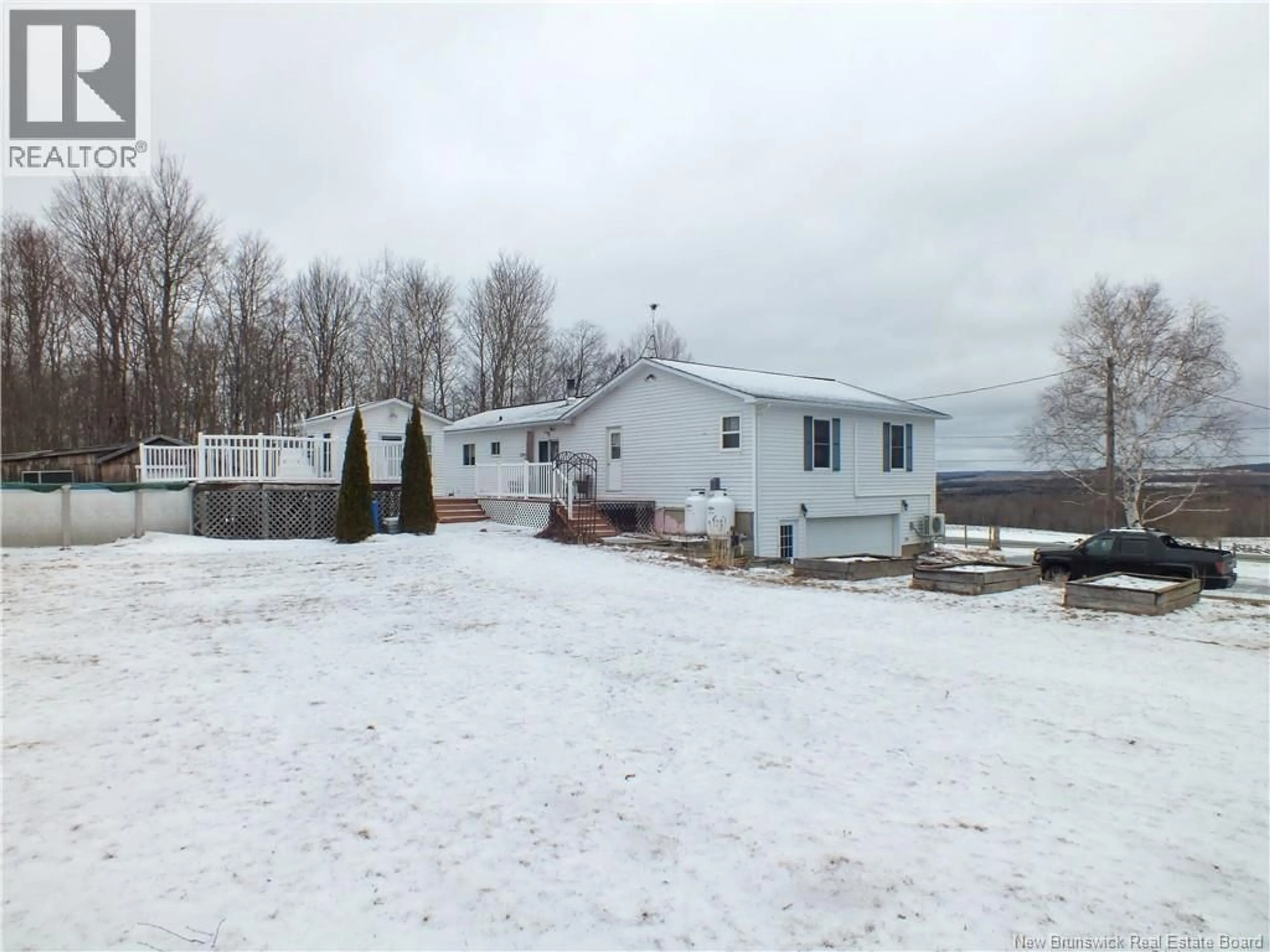A pic from outside/outdoor area/front of a property/back of a property/a pic from drone, unknown for 224 BEECHWOOD ROAD, Piercemont New Brunswick E7J2M4