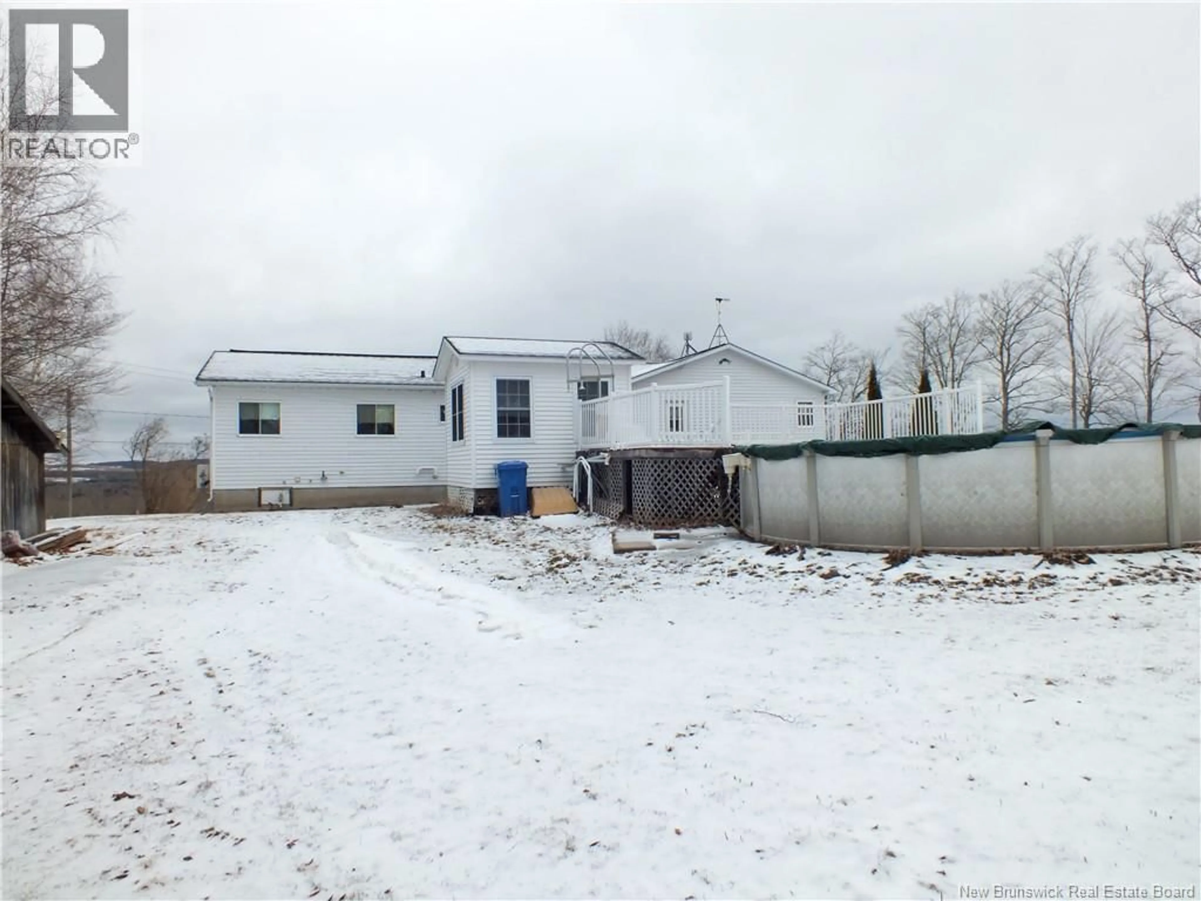 A pic from outside/outdoor area/front of a property/back of a property/a pic from drone, building for 224 BEECHWOOD ROAD, Piercemont New Brunswick E7J2M4