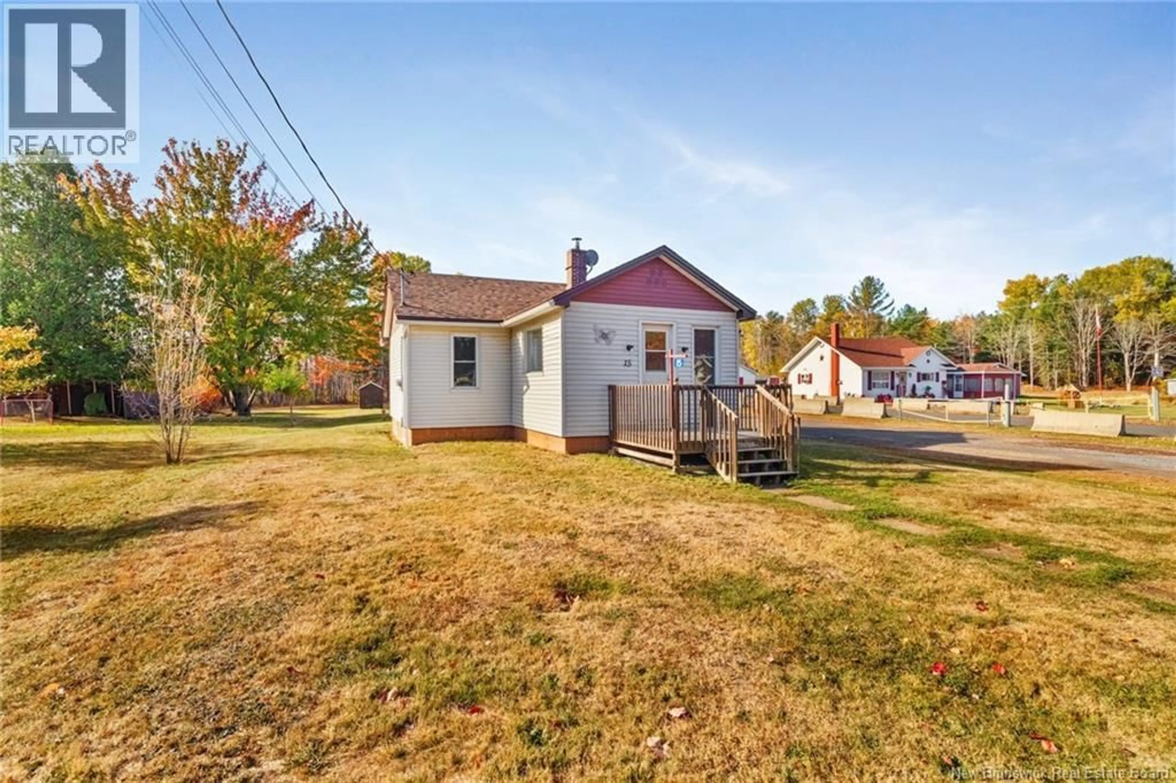 A pic from outside/outdoor area/front of a property/back of a property/a pic from drone, street for 15 CENTENNIAL DRIVE, Minto New Brunswick E4B3S1